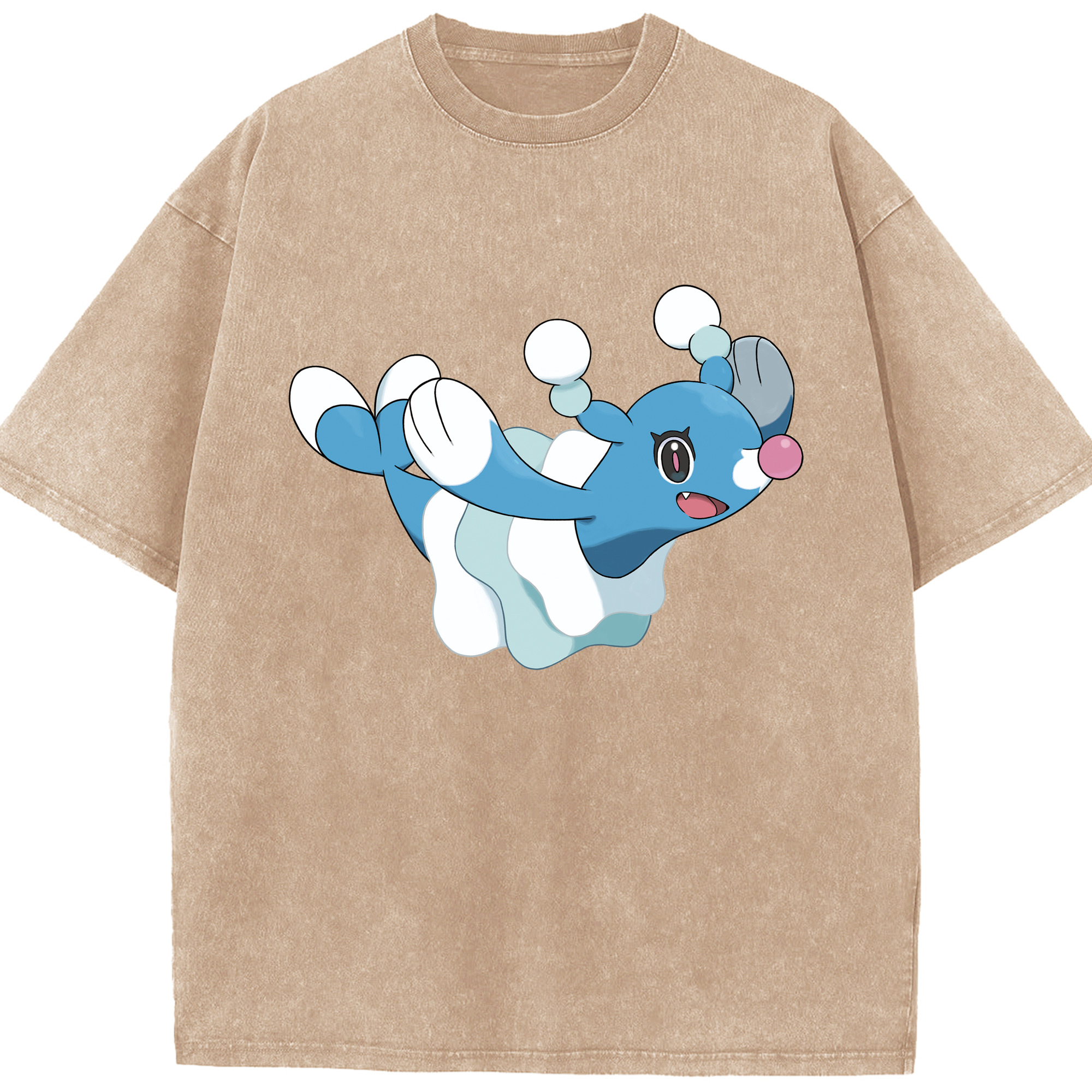 （画像用） ポケットモンスター Pokémon 綿100% ヴィンテージ風 半袖Tシャツ（フロントプリント）