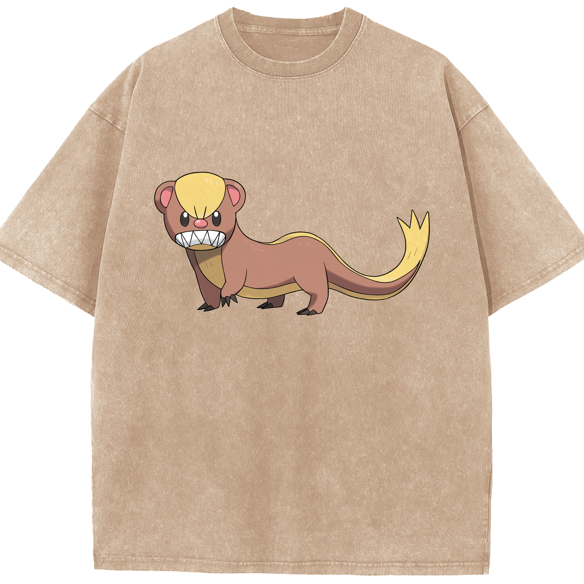 （画像用） ポケットモンスター Pokémon 綿100% ヴィンテージ風 半袖Tシャツ（フロントプリント）