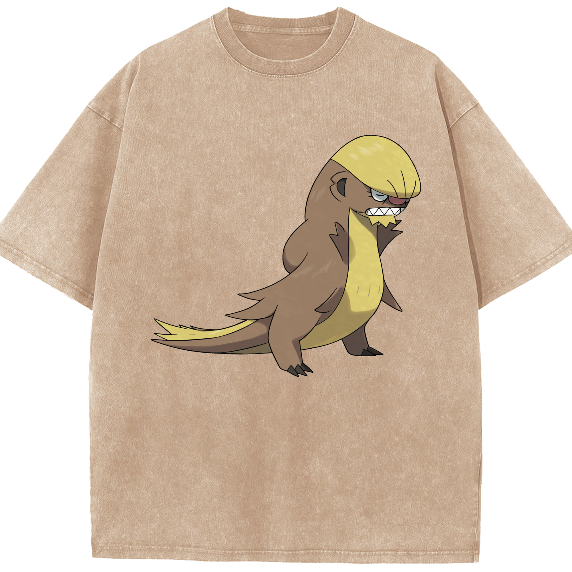 （画像用） ポケットモンスター Pokémon 綿100% ヴィンテージ風 半袖Tシャツ（フロントプリント）