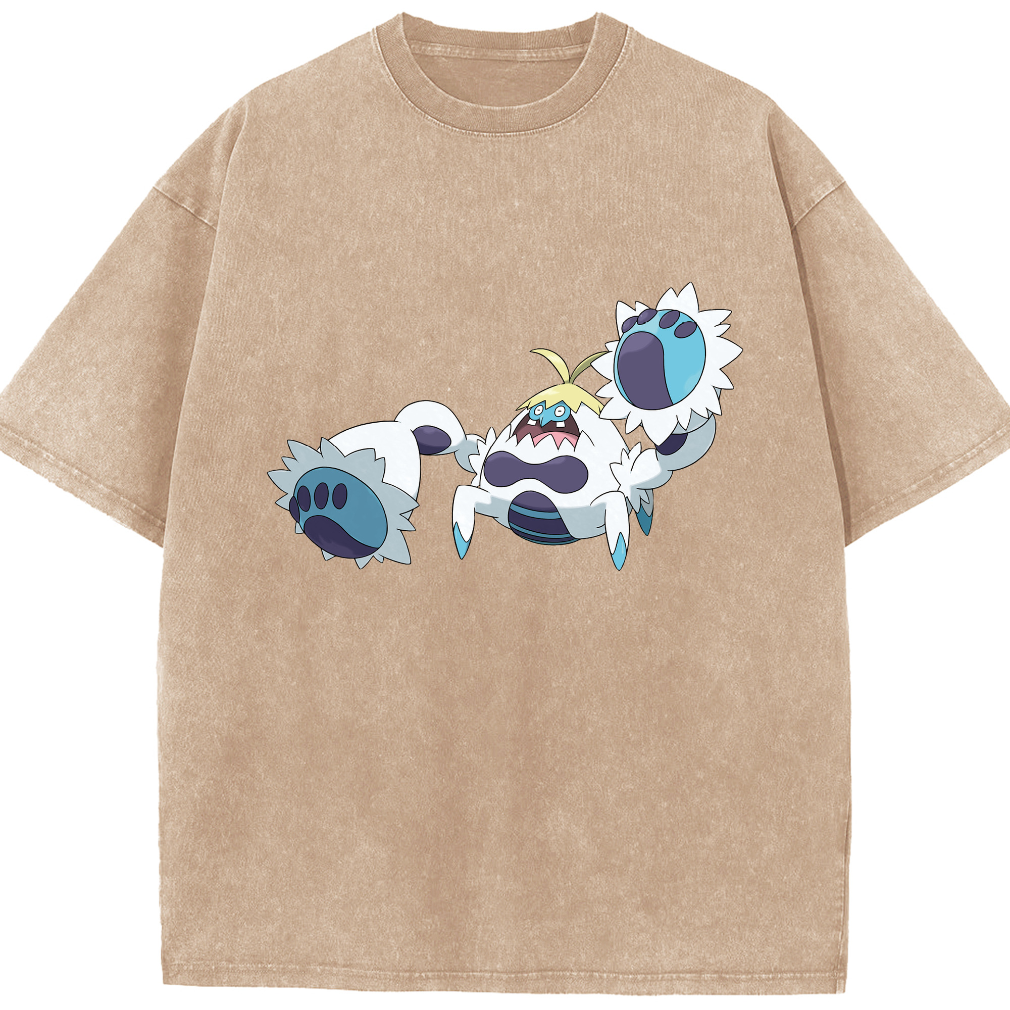 （画像用） ポケットモンスター Pokémon 綿100% ヴィンテージ風 半袖Tシャツ（フロントプリント）