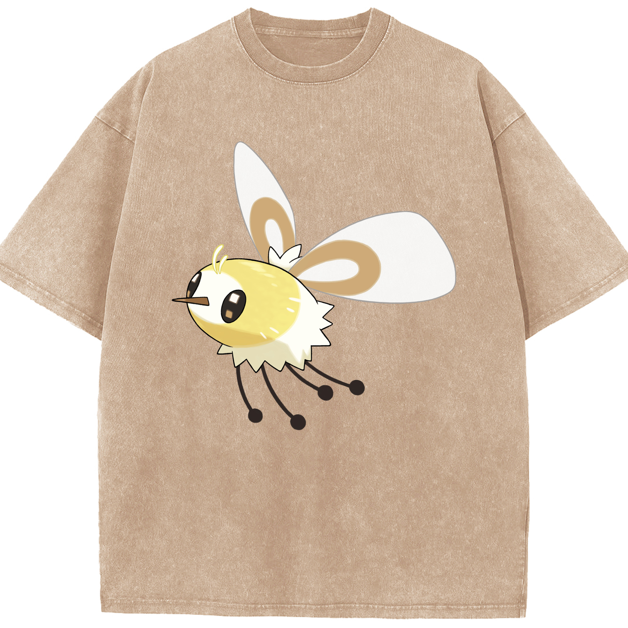 （画像用） ポケットモンスター Pokémon 綿100% ヴィンテージ風 半袖Tシャツ（フロントプリント）