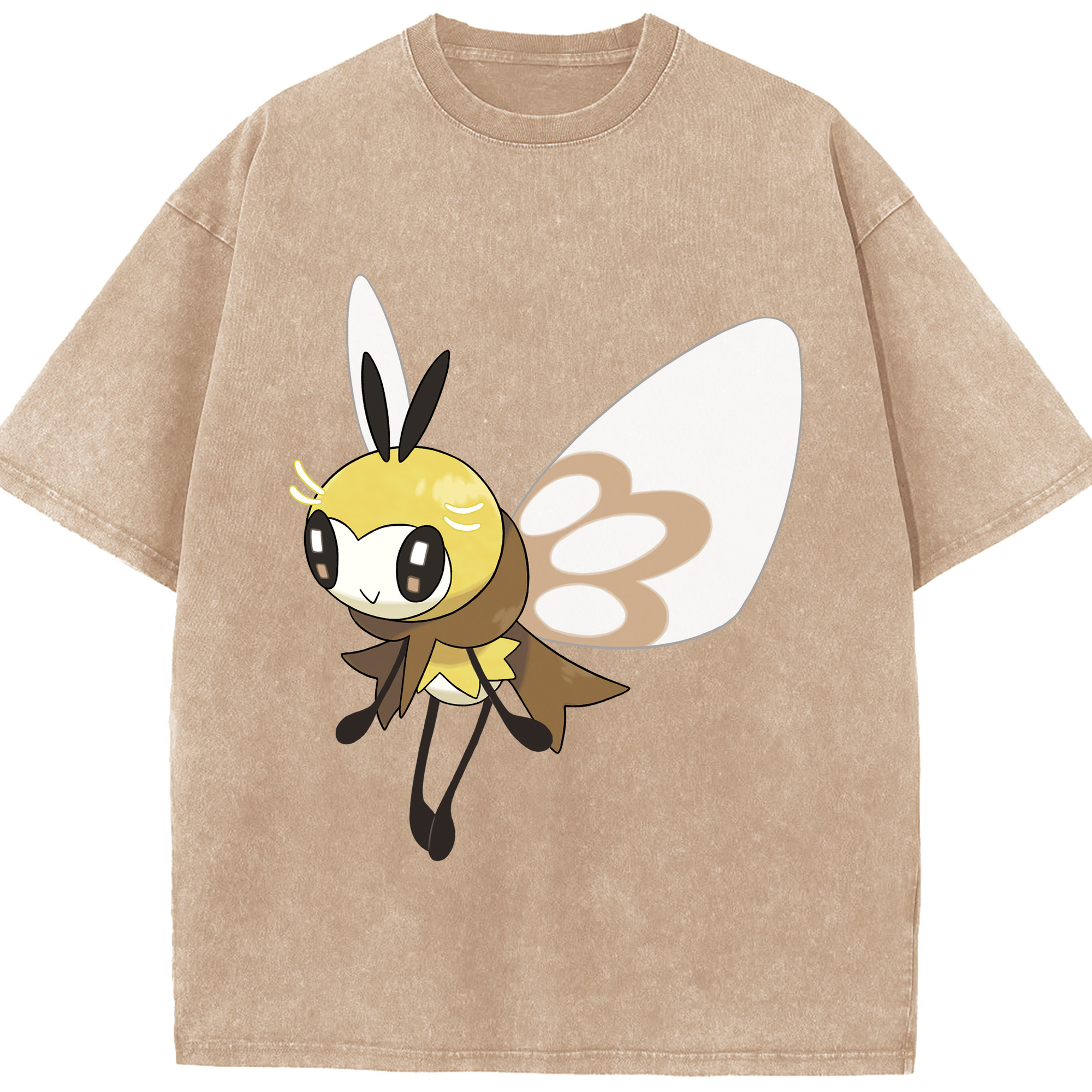 （画像用） ポケットモンスター Pokémon 綿100% ヴィンテージ風 半袖Tシャツ（フロントプリント）