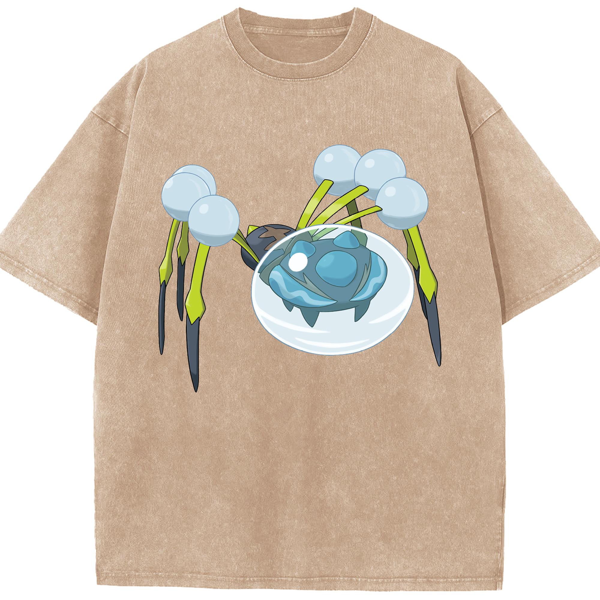 （画像用） ポケットモンスター Pokémon 綿100% ヴィンテージ風 半袖Tシャツ（フロントプリント）