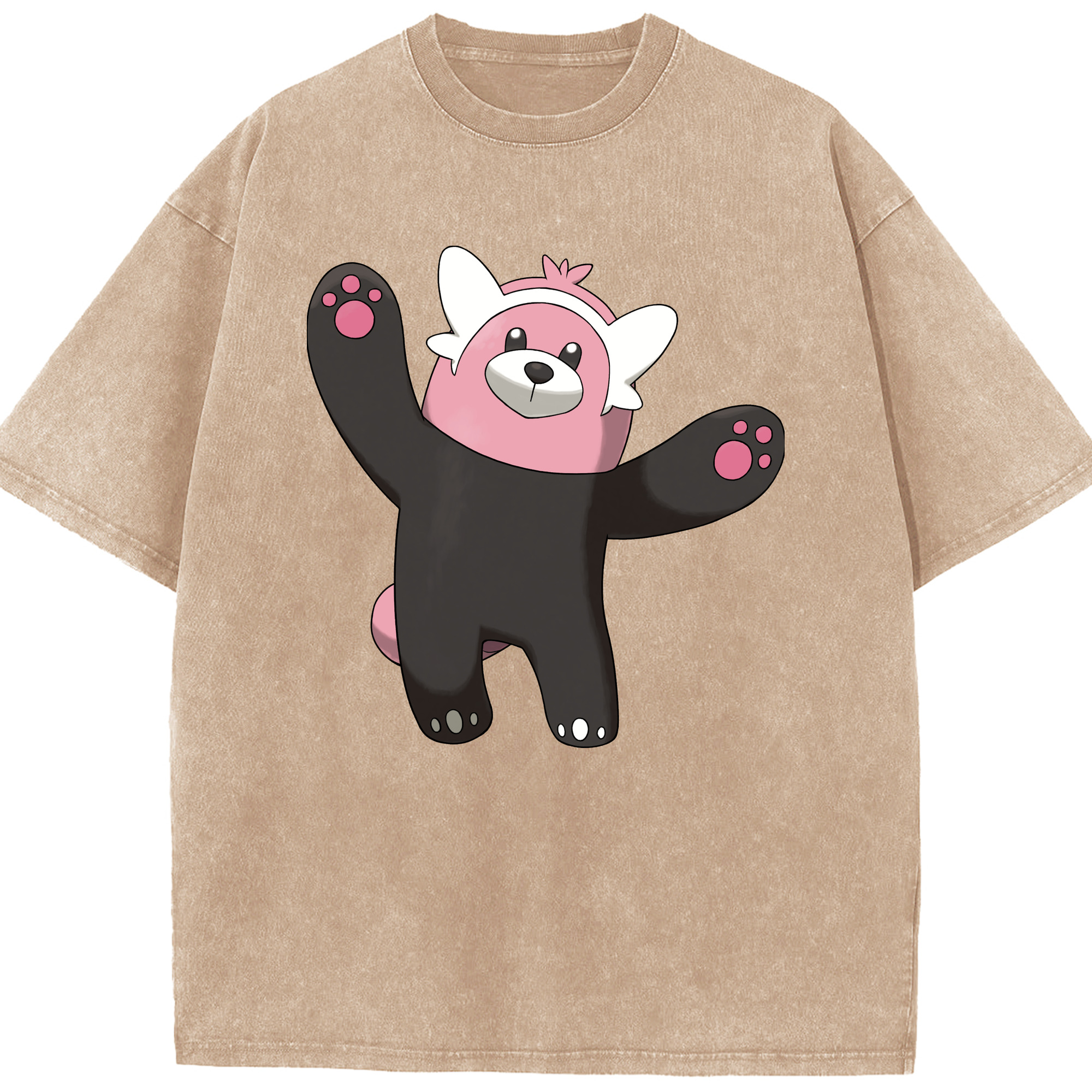 ポケットモンスター Pokémon 綿100% ヴィンテージ風 半袖Tシャツ（フロントプリント）