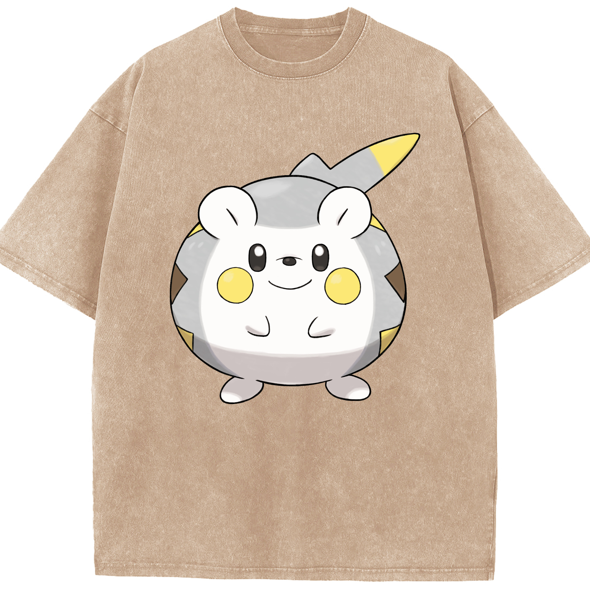 （画像用） ポケットモンスター Pokémon 綿100% ヴィンテージ風 半袖Tシャツ（フロントプリント）