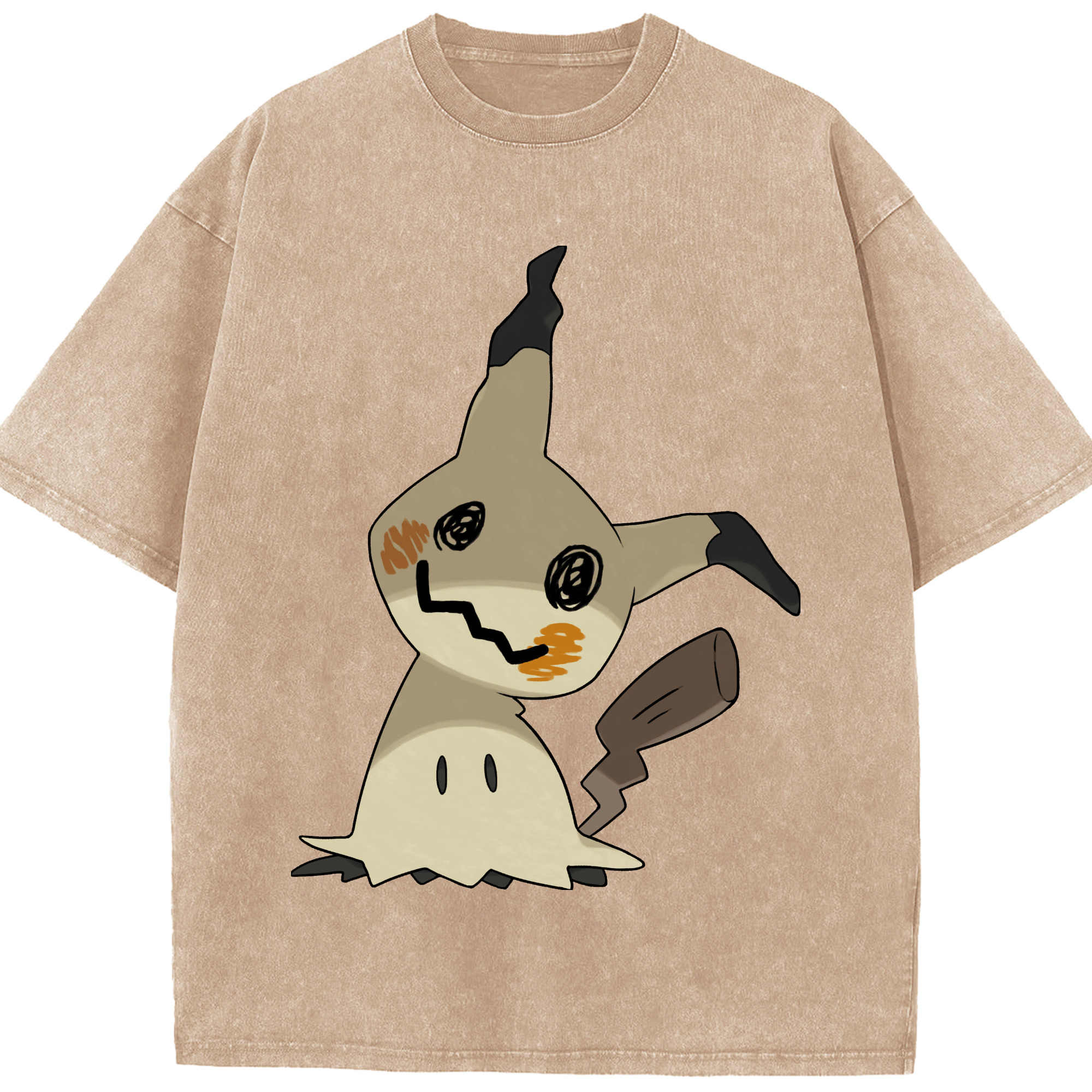 （画像用） ポケットモンスター Pokémon 綿100% ヴィンテージ風 半袖Tシャツ（フロントプリント）