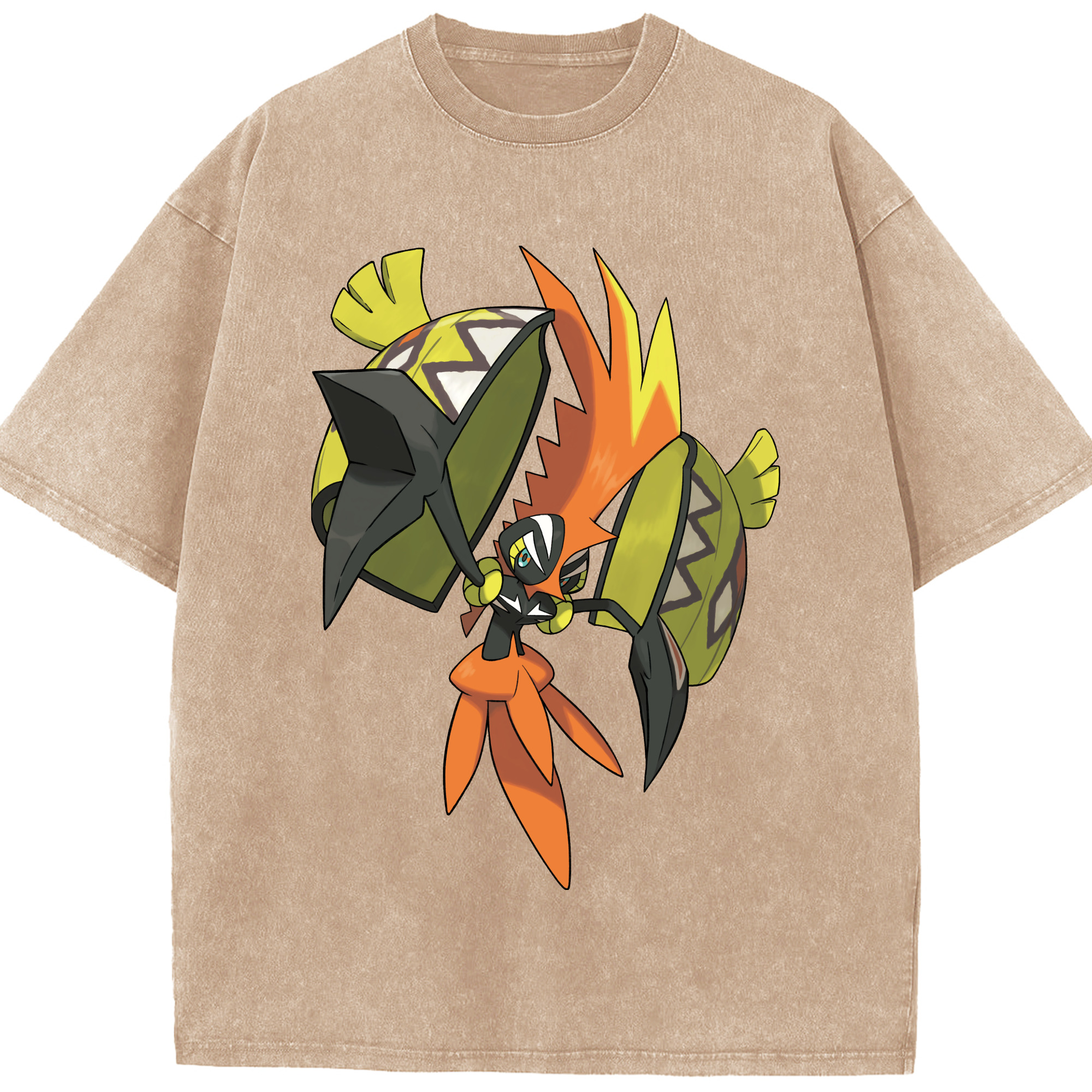 （画像用） ポケットモンスター Pokémon 綿100% ヴィンテージ風 半袖Tシャツ（フロントプリント）