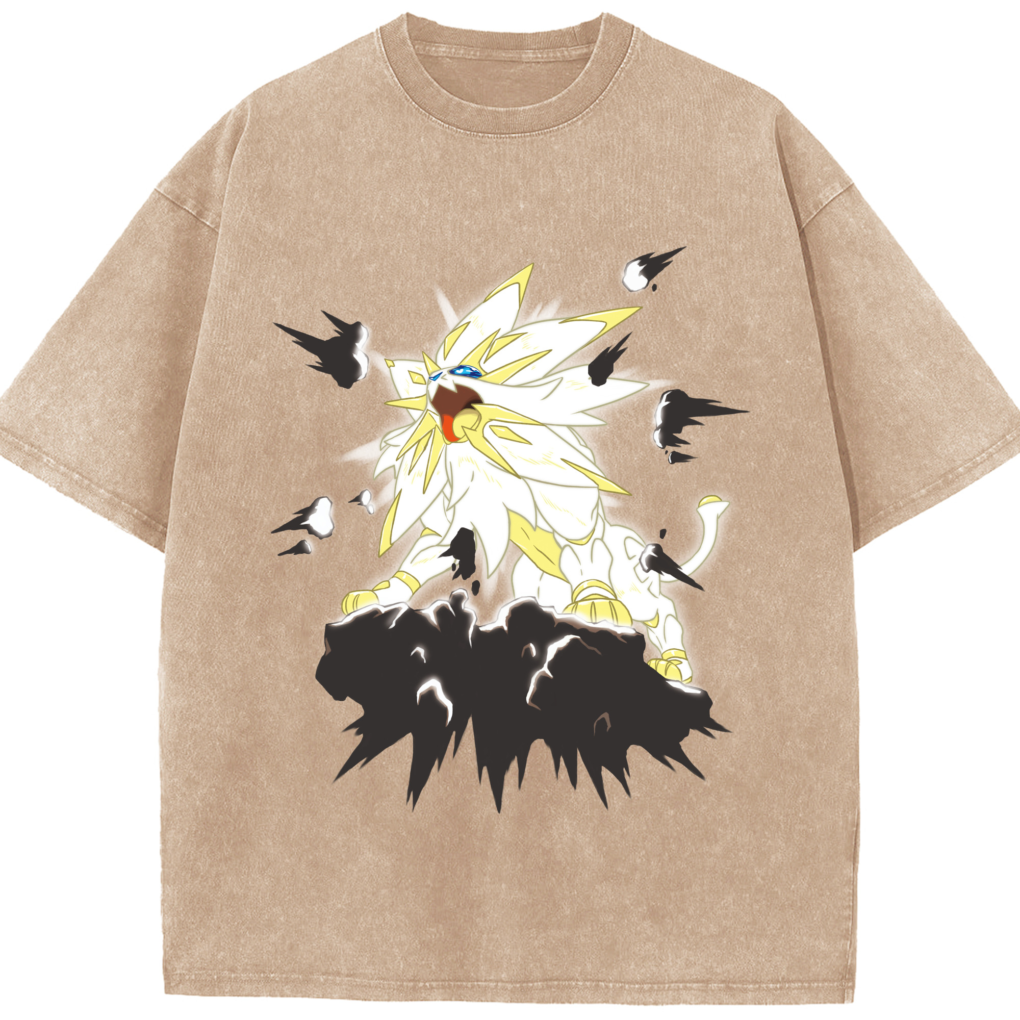 （画像用） ポケットモンスター Pokémon 綿100% ヴィンテージ風 半袖Tシャツ（フロントプリント）