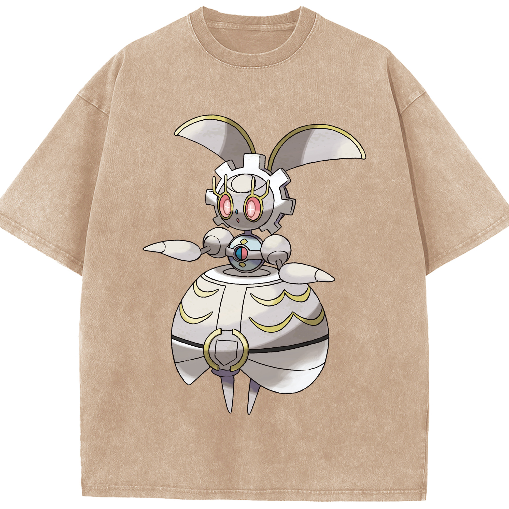 （画像用） ポケットモンスター Pokémon 綿100% ヴィンテージ風 半袖Tシャツ（フロントプリント）