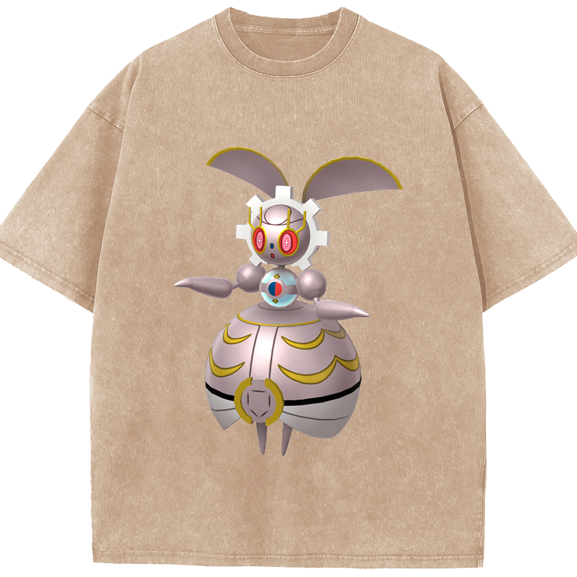 （画像用） ポケットモンスター Pokémon 綿100% ヴィンテージ風 半袖Tシャツ（フロントプリント）