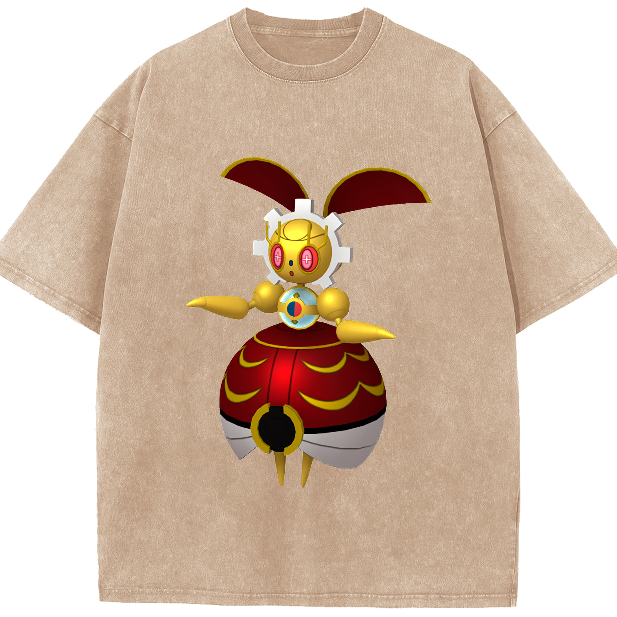 （画像用） ポケットモンスター Pokémon 綿100% ヴィンテージ風 半袖Tシャツ（フロントプリント）