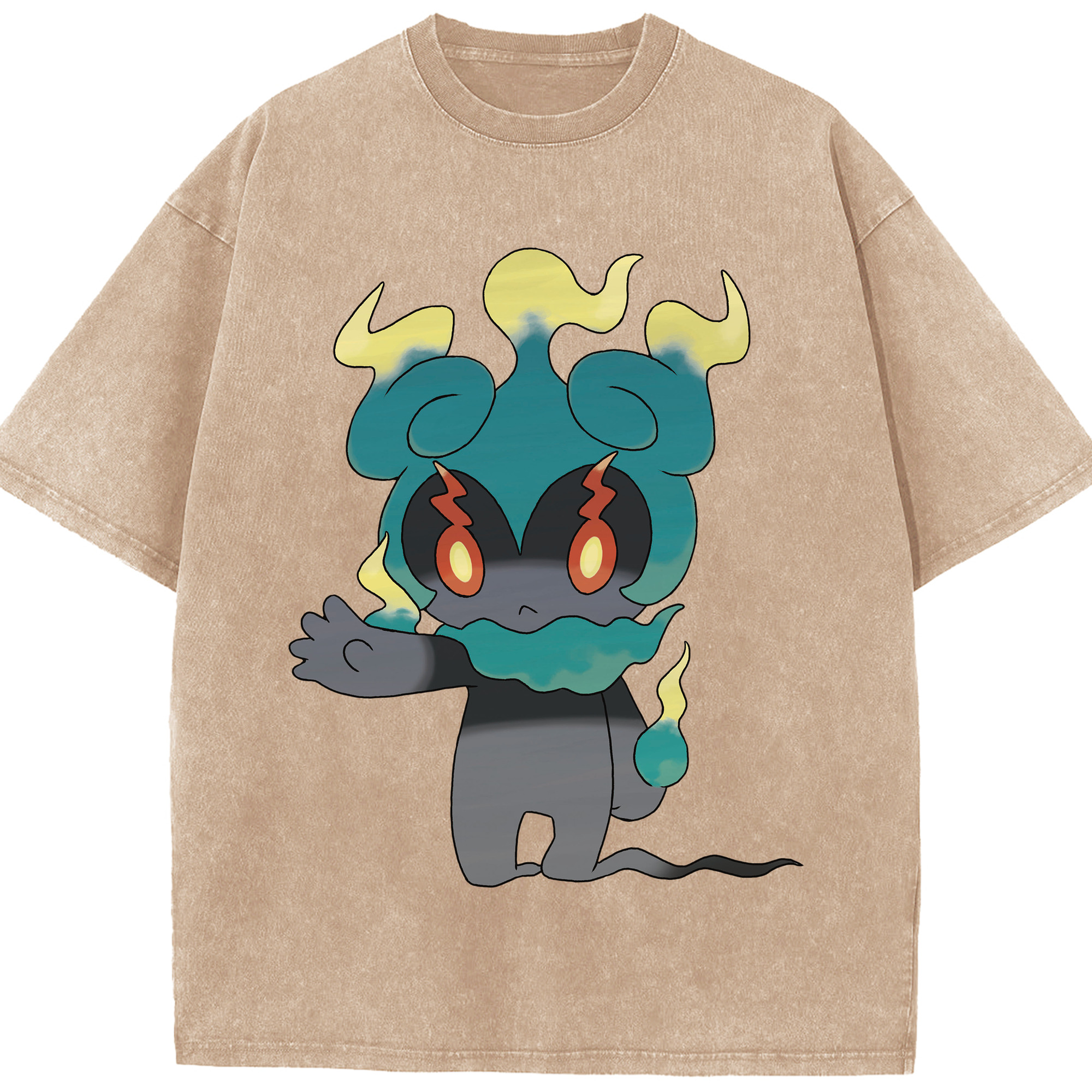 （画像用） ポケットモンスター Pokémon 綿100% ヴィンテージ風 半袖Tシャツ（フロントプリント）