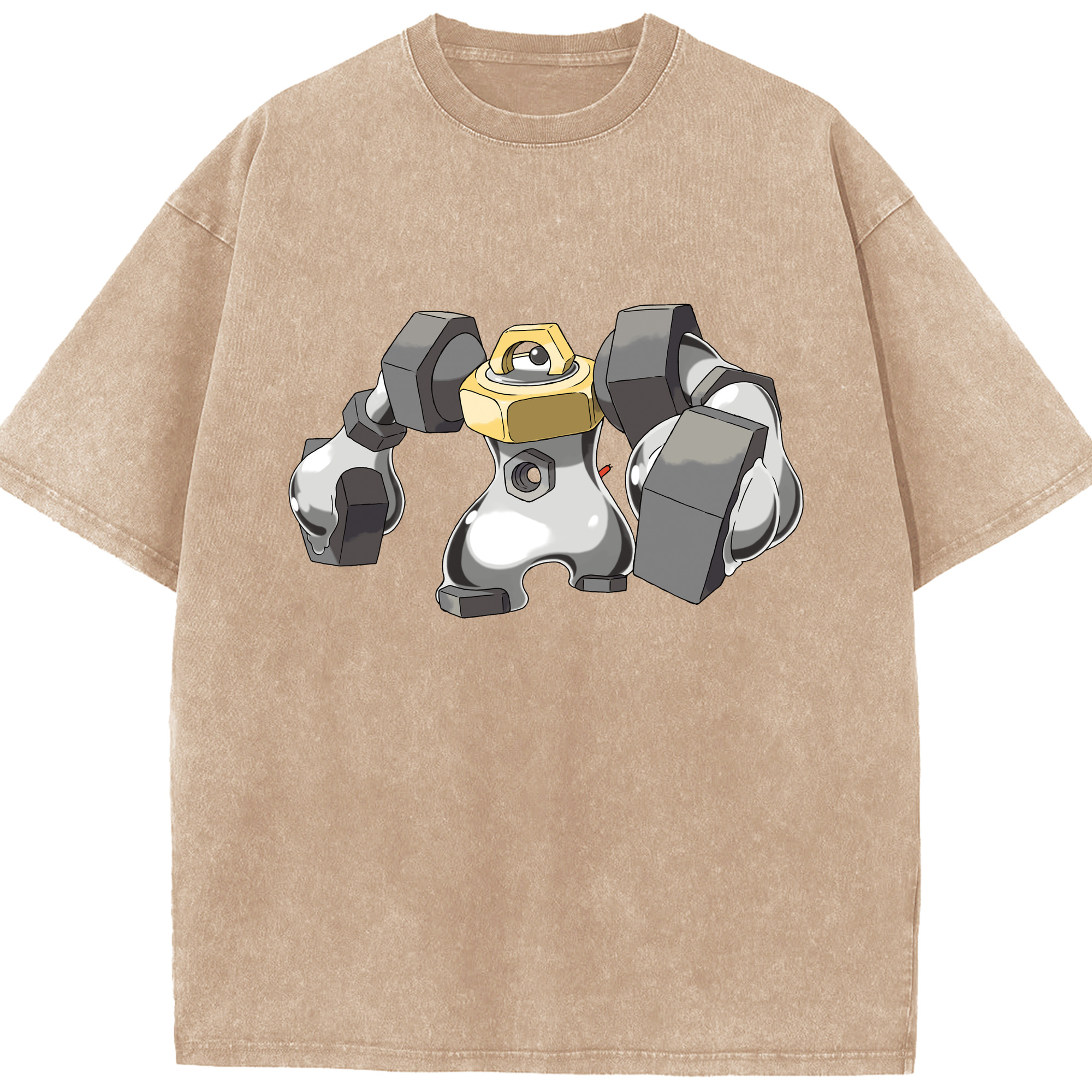 （画像用） ポケットモンスター Pokémon 綿100% ヴィンテージ風 半袖Tシャツ（フロントプリント）