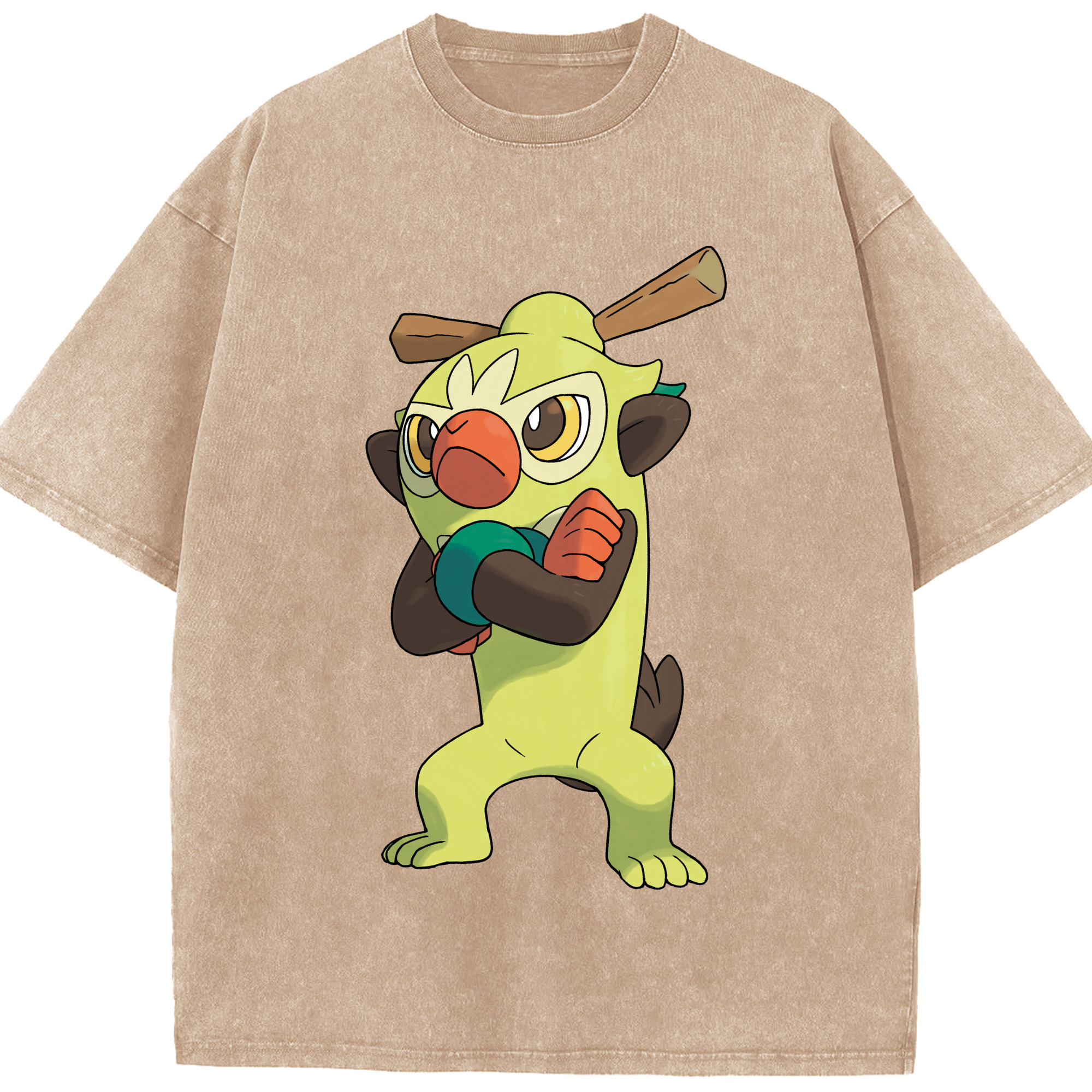 （画像用） ポケットモンスター Pokémon 綿100% ヴィンテージ風 半袖Tシャツ（フロントプリント）