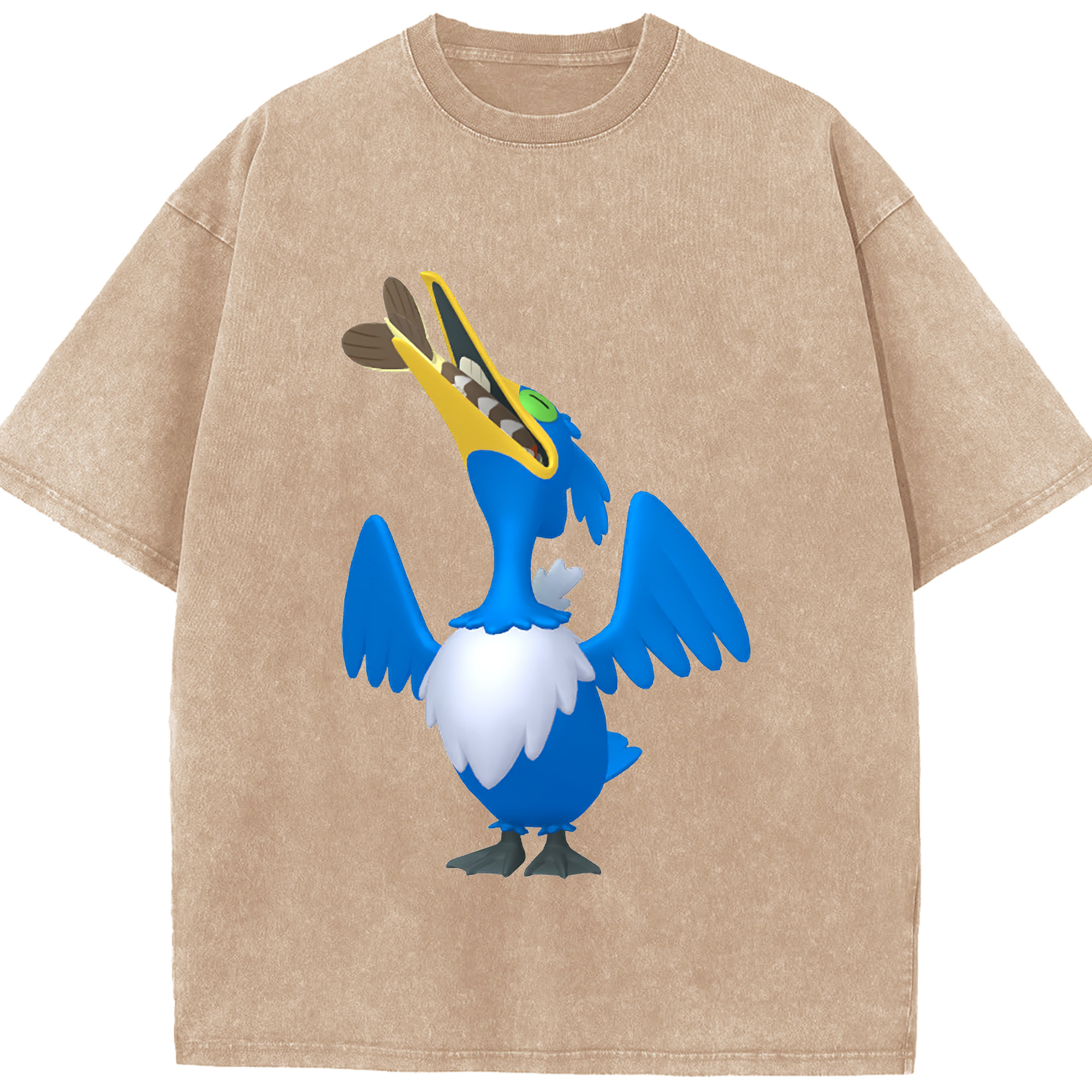 （画像用） ポケットモンスター Pokémon 綿100% ヴィンテージ風 半袖Tシャツ（フロントプリント）