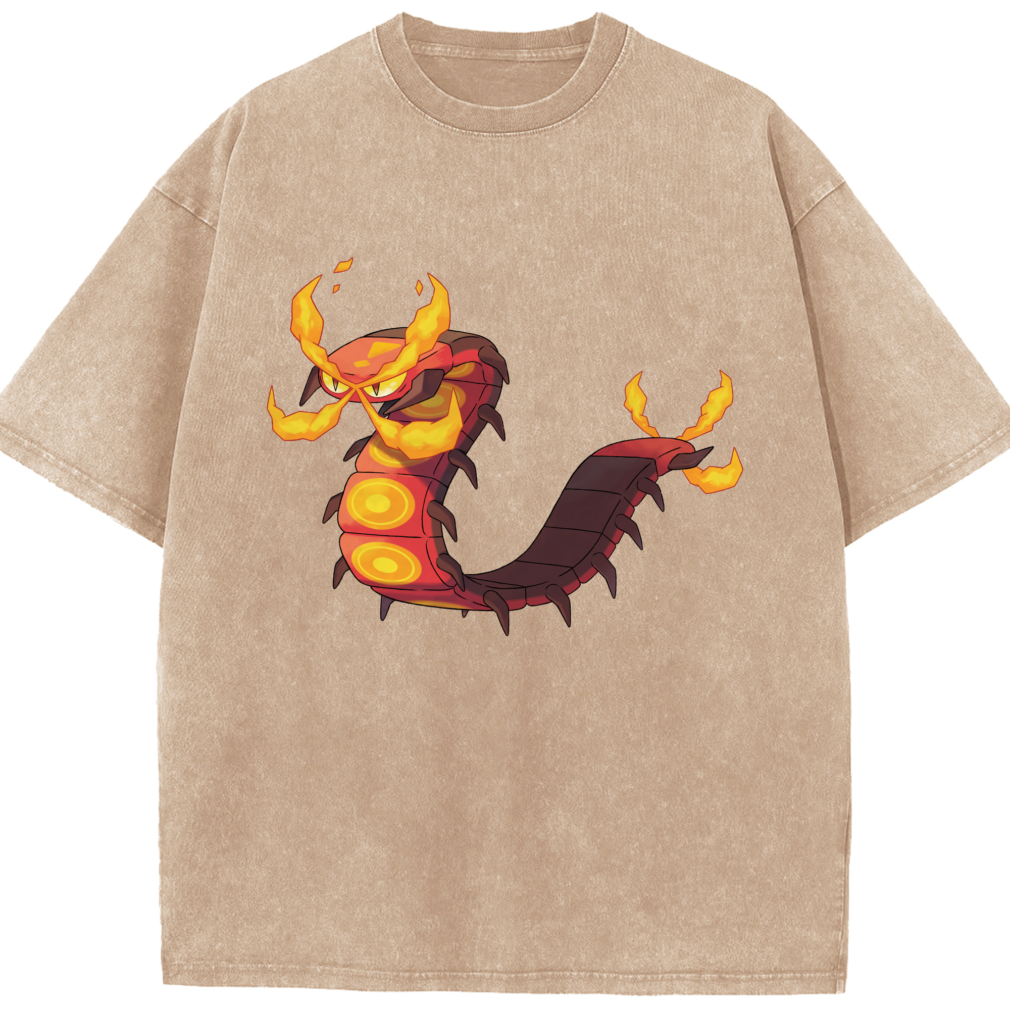 （画像用） ポケットモンスター Pokémon 綿100% ヴィンテージ風 半袖Tシャツ（フロントプリント）