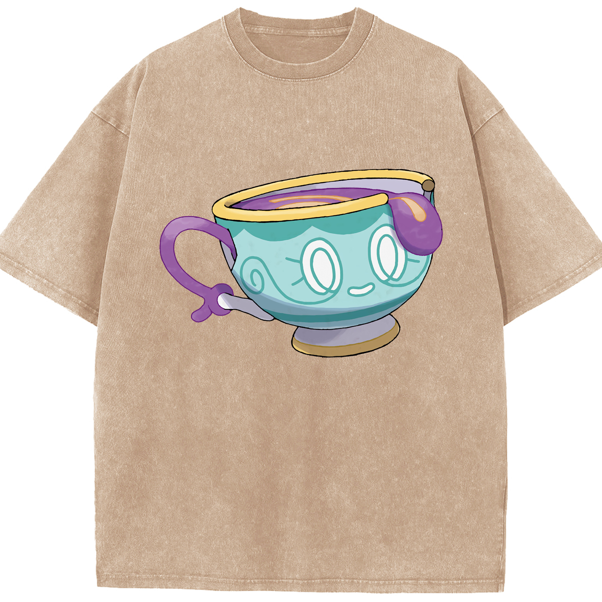 （画像用） ポケットモンスター Pokémon 綿100% ヴィンテージ風 半袖Tシャツ（フロントプリント）
