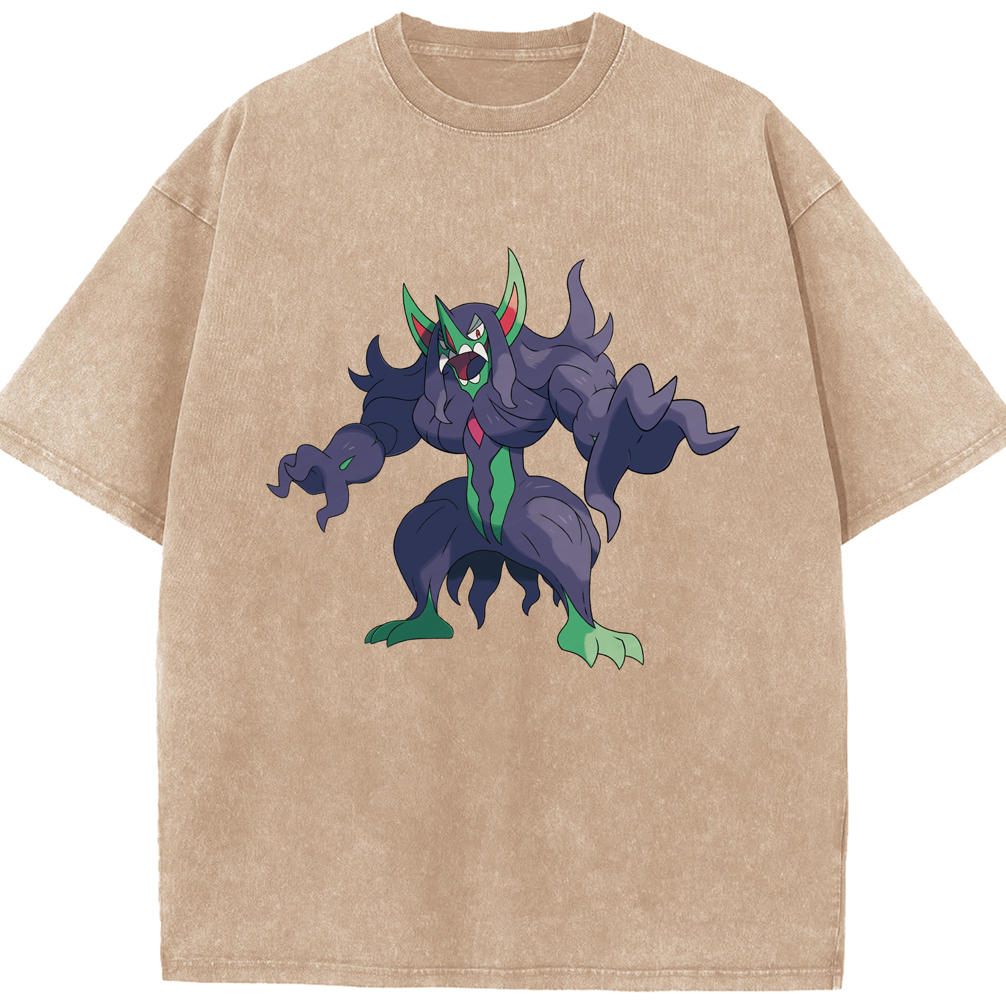 （画像用） ポケットモンスター Pokémon 綿100% ヴィンテージ風 半袖Tシャツ（フロントプリント）