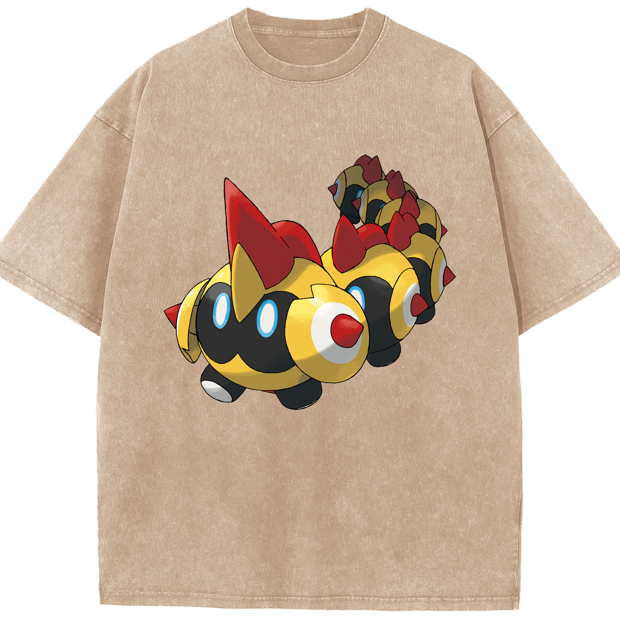 （画像用） ポケットモンスター Pokémon 綿100% ヴィンテージ風 半袖Tシャツ（フロントプリント）