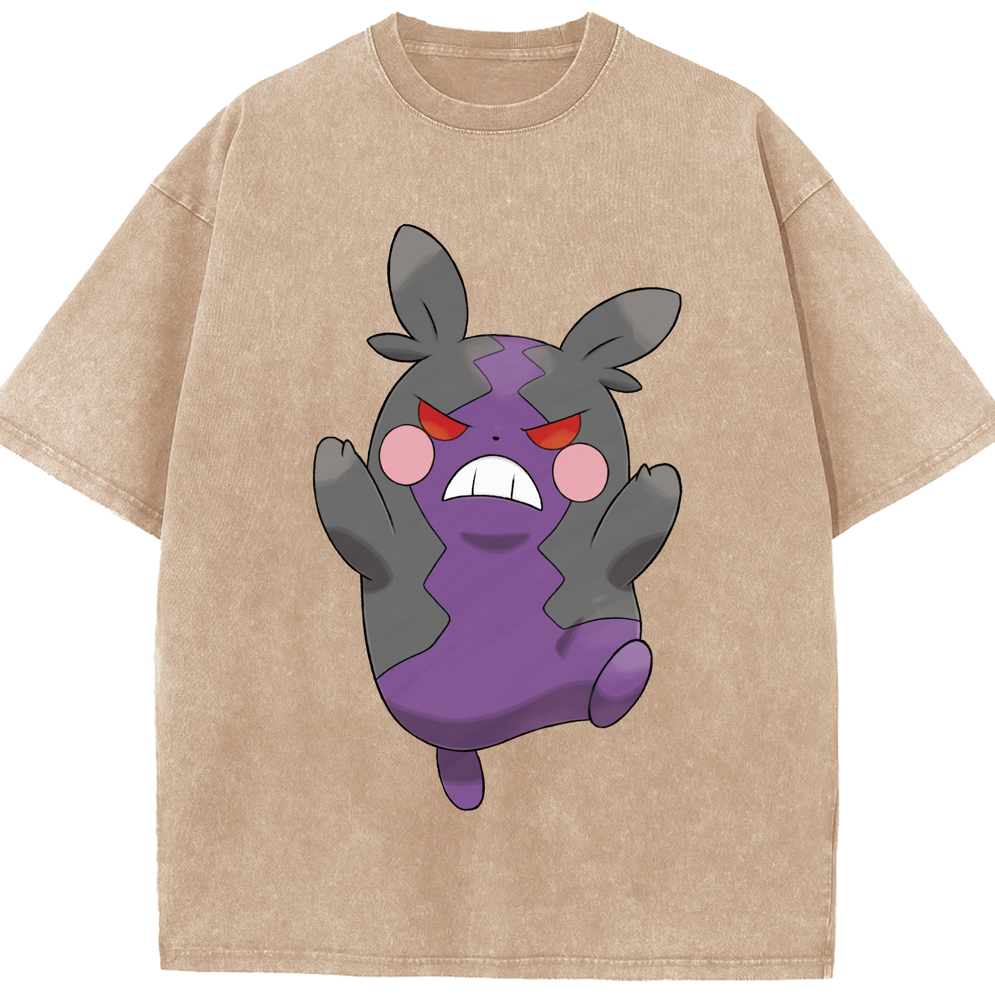 （画像用） ポケットモンスター Pokémon 綿100% ヴィンテージ風 半袖Tシャツ（フロントプリント）
