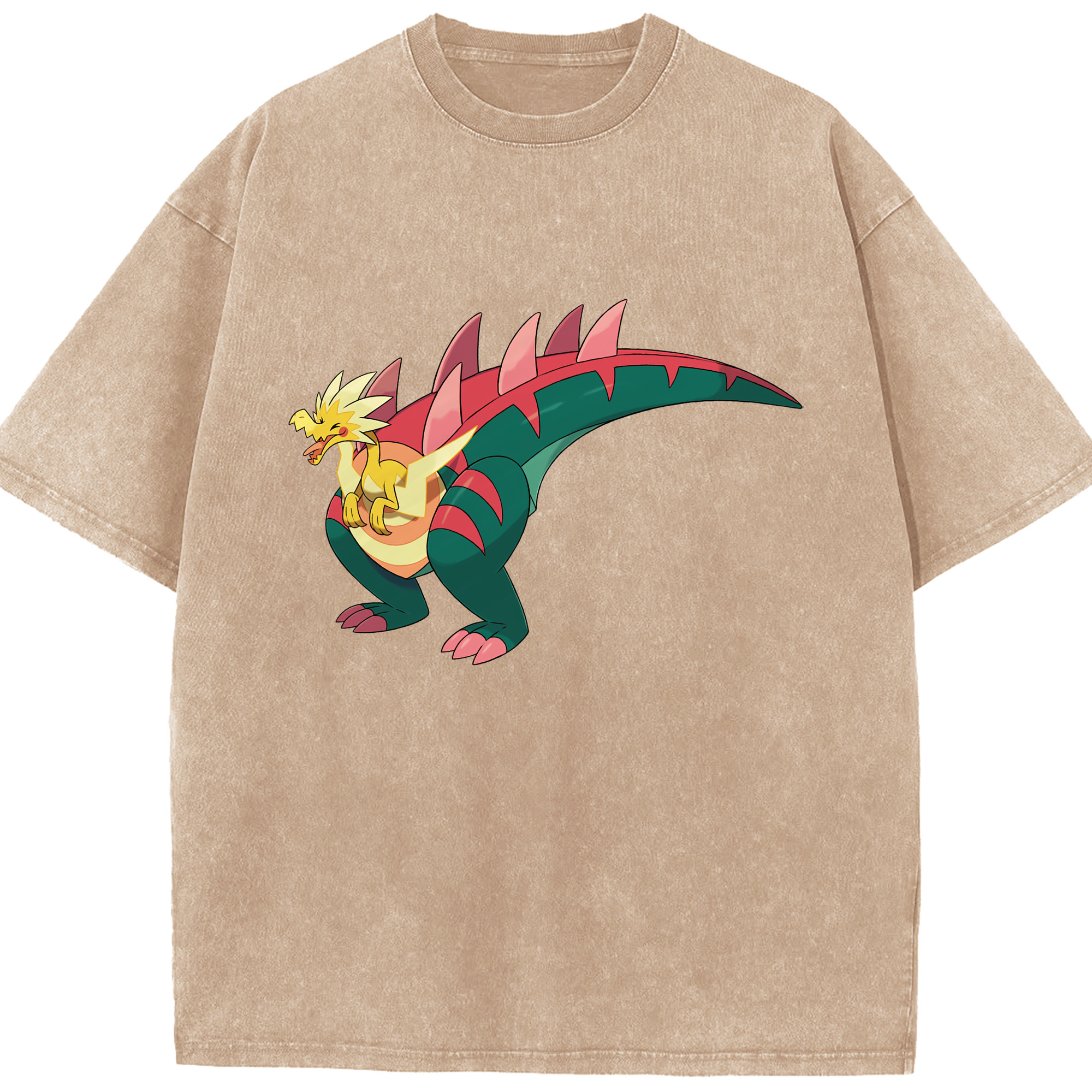 （画像用） ポケットモンスター Pokémon 綿100% ヴィンテージ風 半袖Tシャツ（フロントプリント）