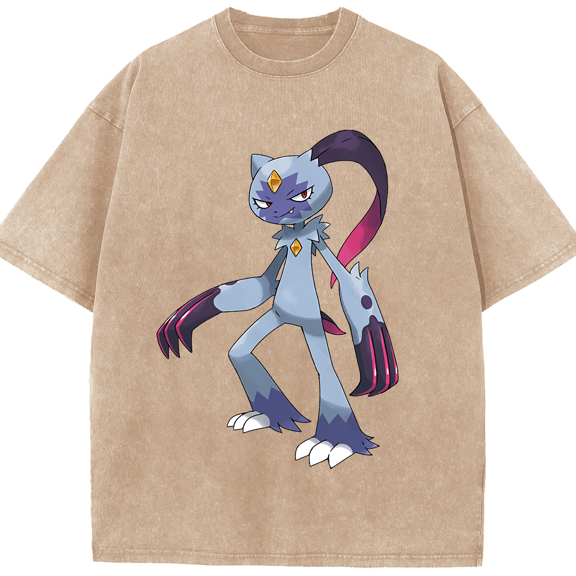 （画像用） ポケットモンスター Pokémon 綿100% ヴィンテージ風 半袖Tシャツ（フロントプリント）