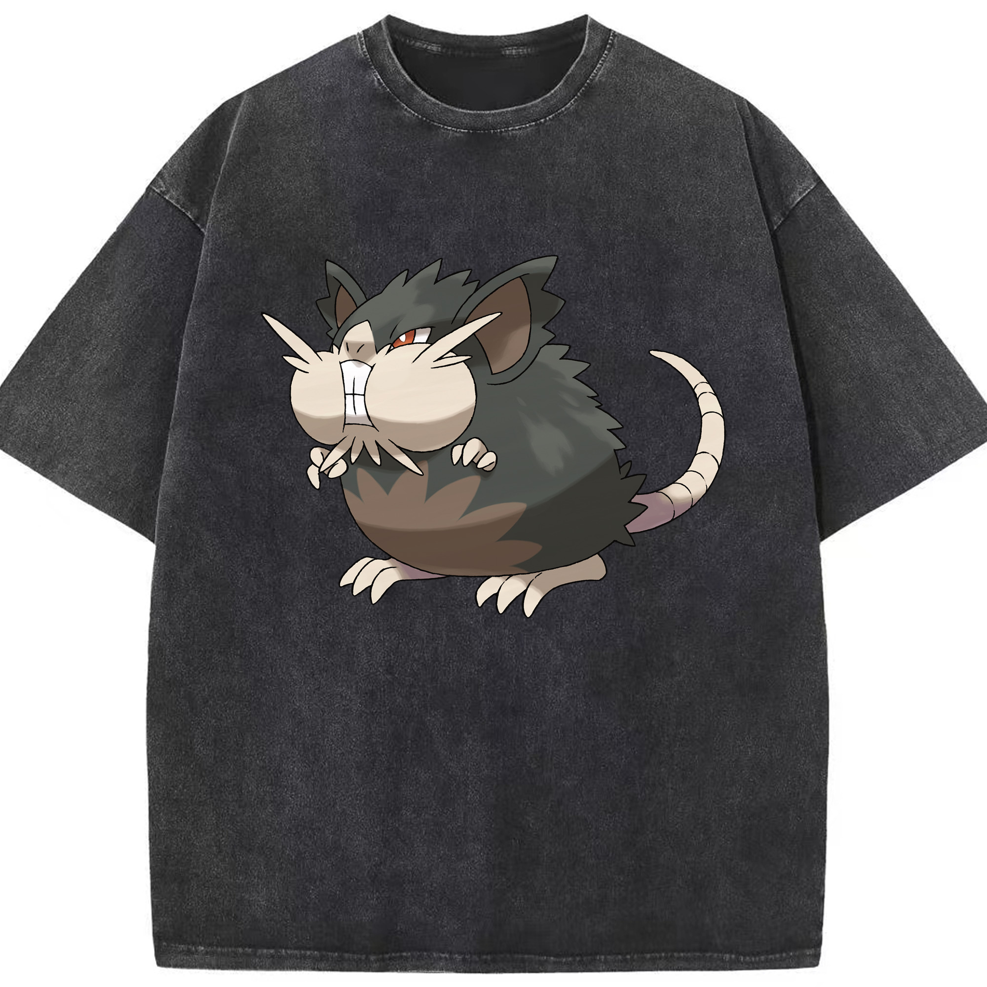 （画像用） ポケットモンスター Pokémon 綿100% ヴィンテージ風 半袖Tシャツ（フロントプリント）