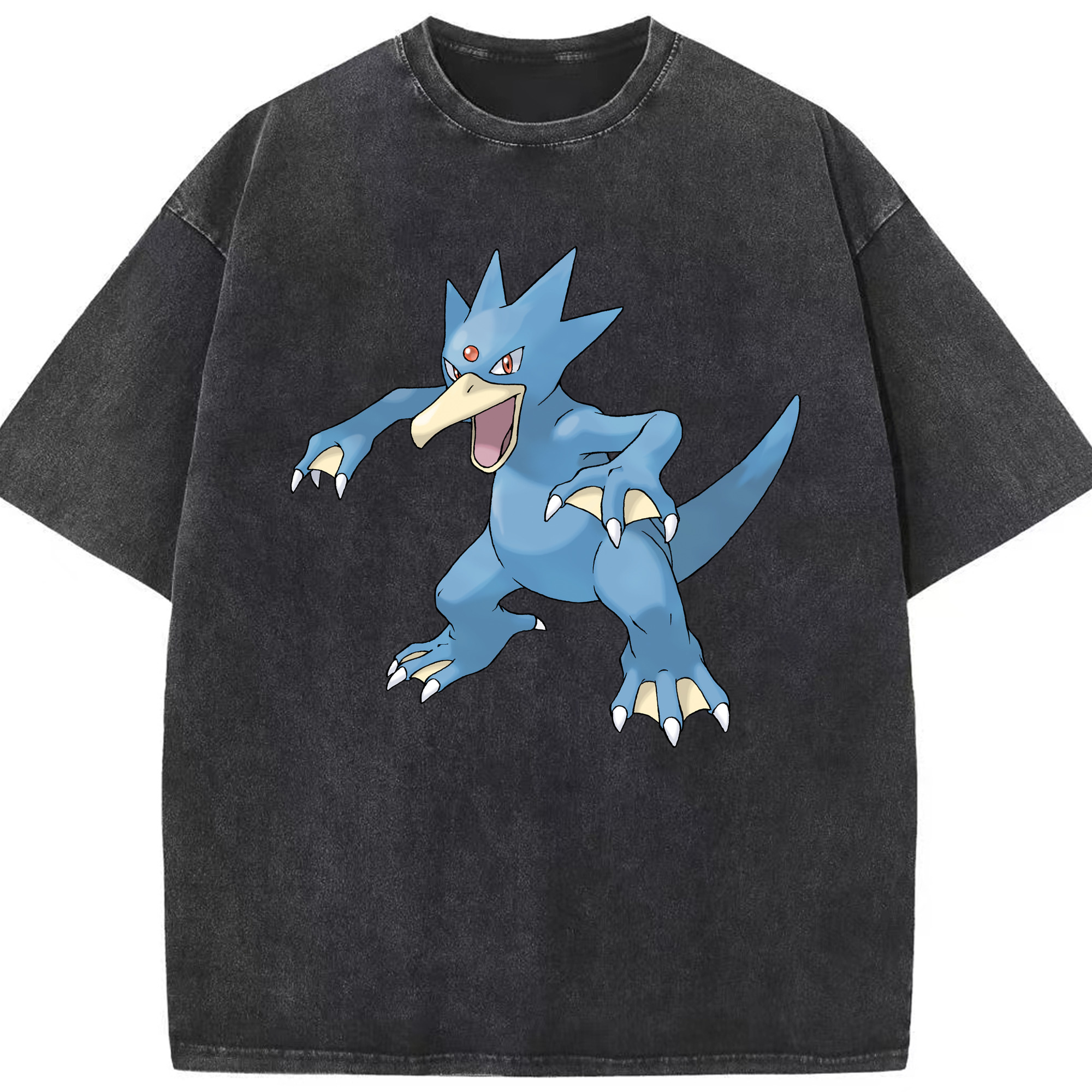 （画像用） ポケットモンスター Pokémon 綿100% ヴィンテージ風 半袖Tシャツ（フロントプリント）