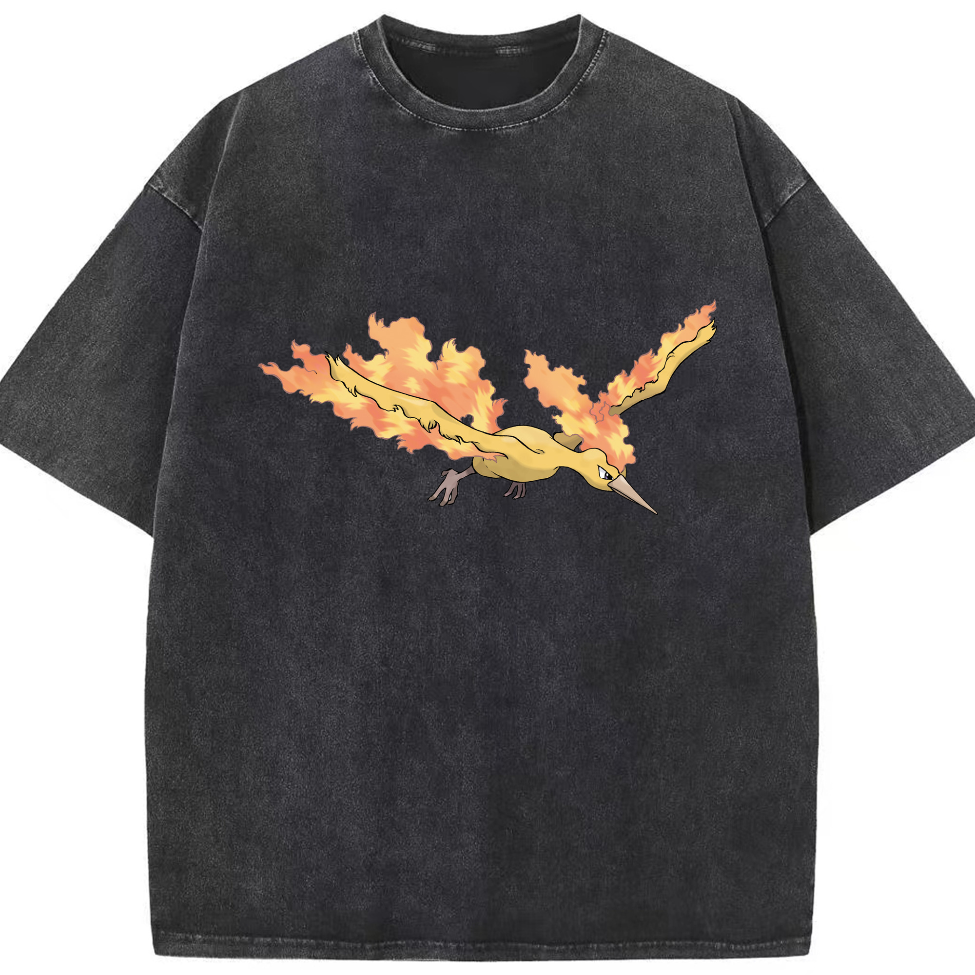 （画像用） ポケットモンスター Pokémon 綿100% ヴィンテージ風 半袖Tシャツ（フロントプリント）
