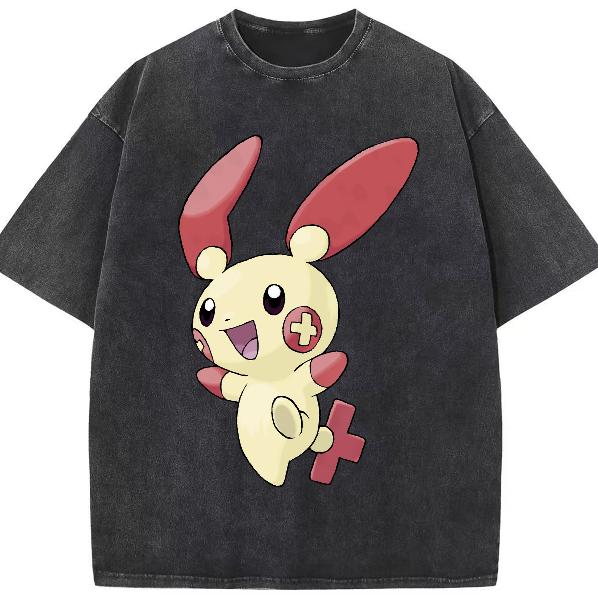 （画像用） ポケットモンスター Pokémon 綿100% ヴィンテージ風 半袖Tシャツ（フロントプリント）