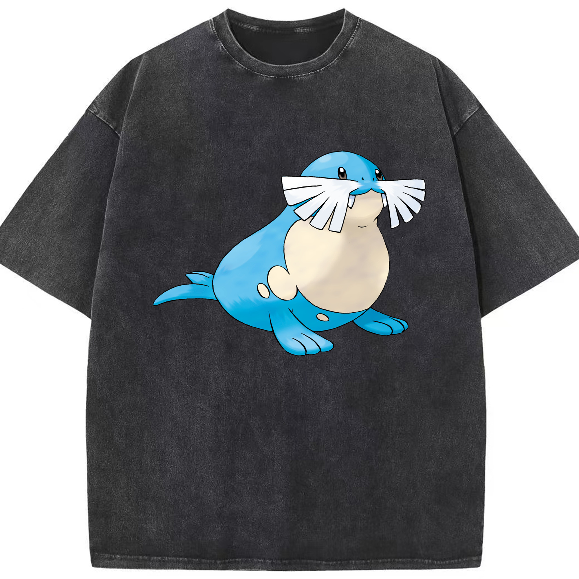 （画像用） ポケットモンスター Pokémon 綿100% ヴィンテージ風 半袖Tシャツ（フロントプリント）