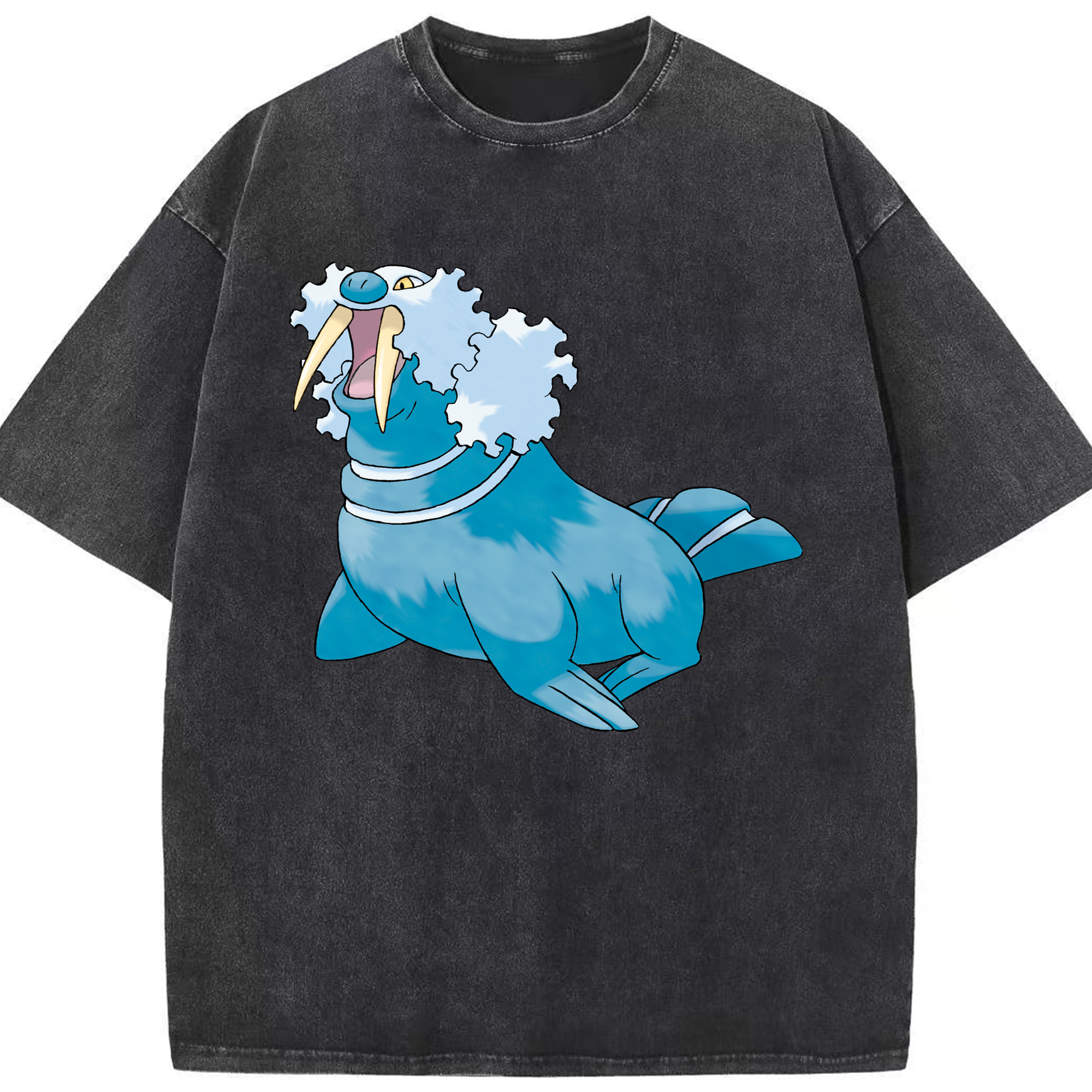 （画像用） ポケットモンスター Pokémon 綿100% ヴィンテージ風 半袖Tシャツ（フロントプリント）