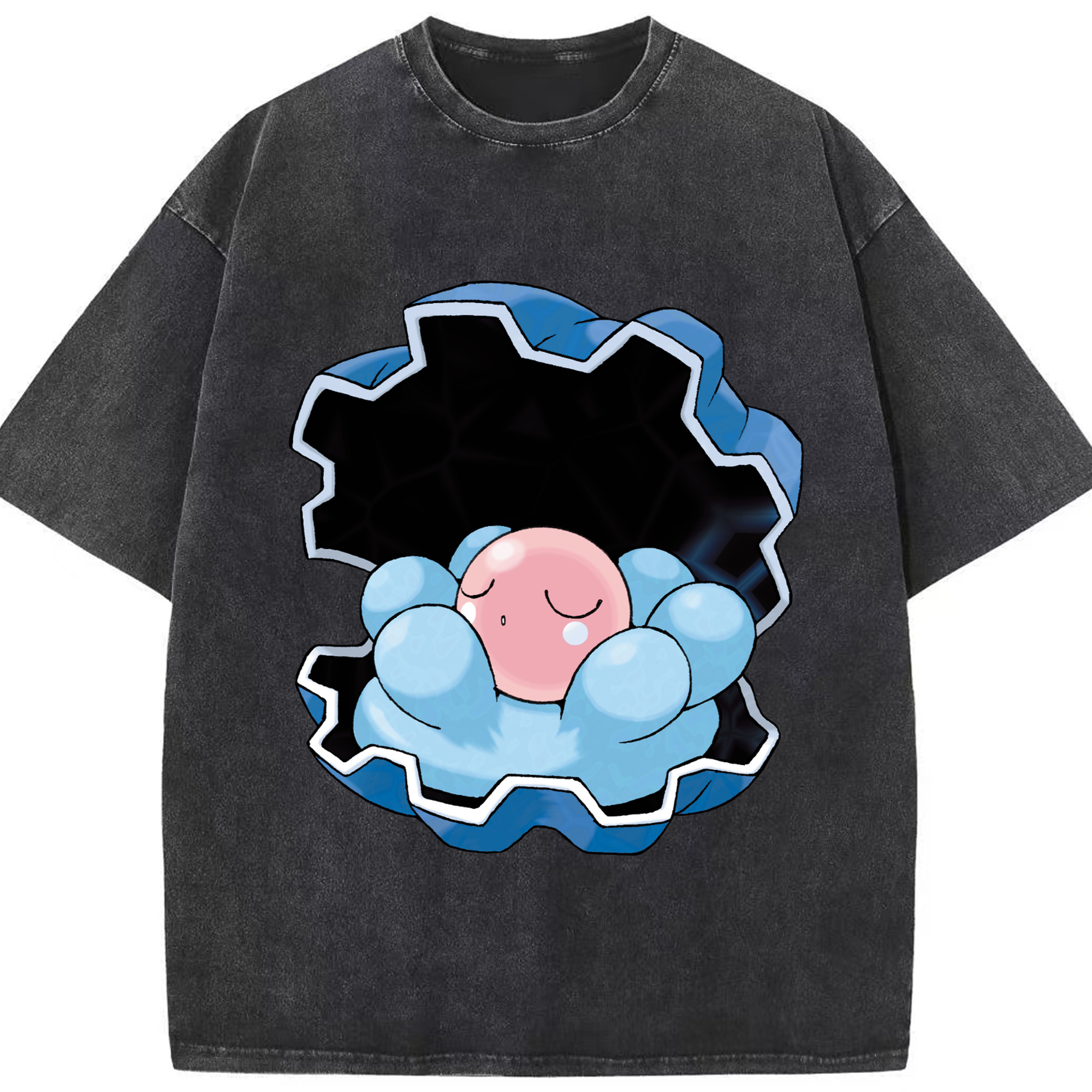 （画像用） ポケットモンスター Pokémon 綿100% ヴィンテージ風 半袖Tシャツ（フロントプリント）