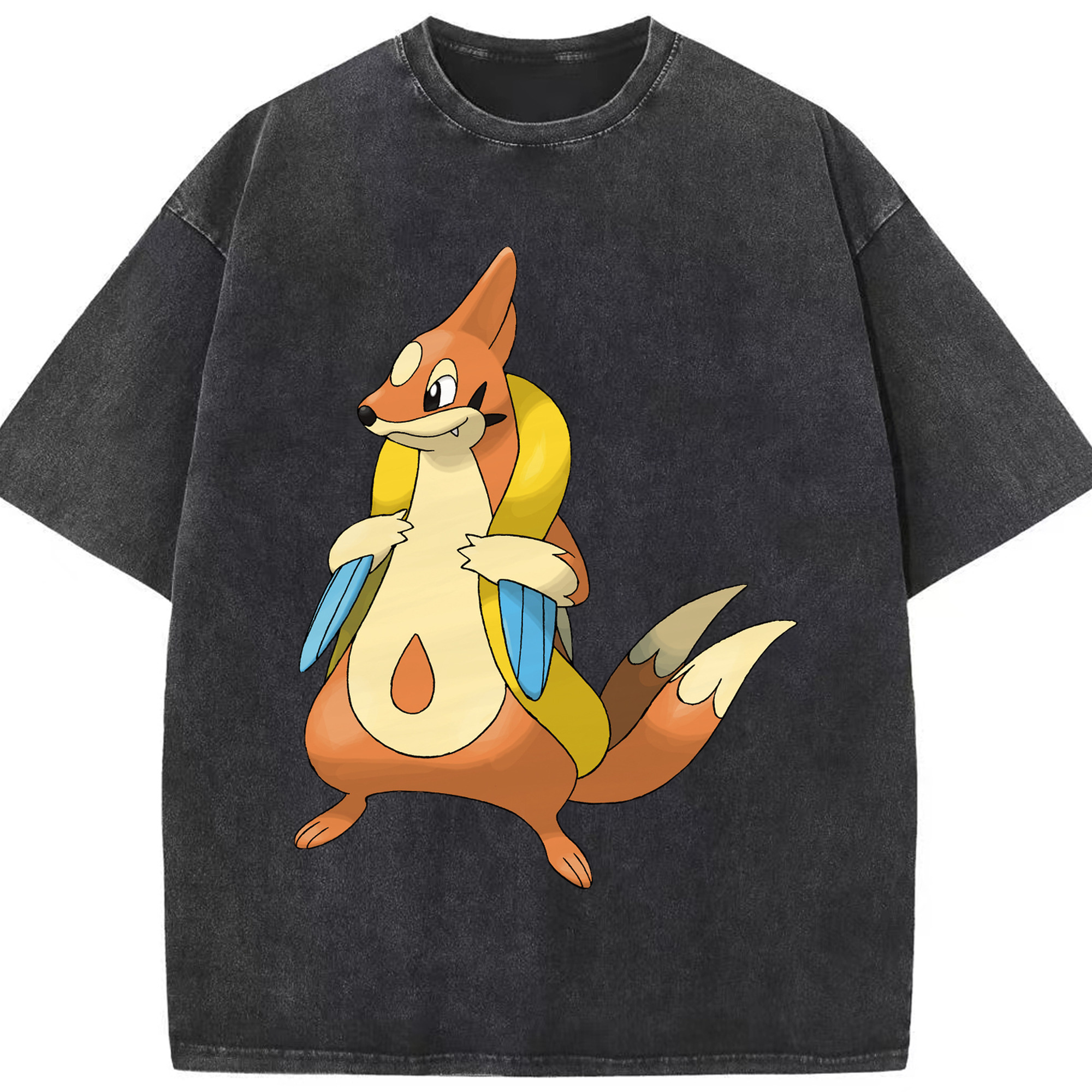 （画像用） ポケットモンスター Pokémon 綿100% ヴィンテージ風 半袖Tシャツ（フロントプリント）
