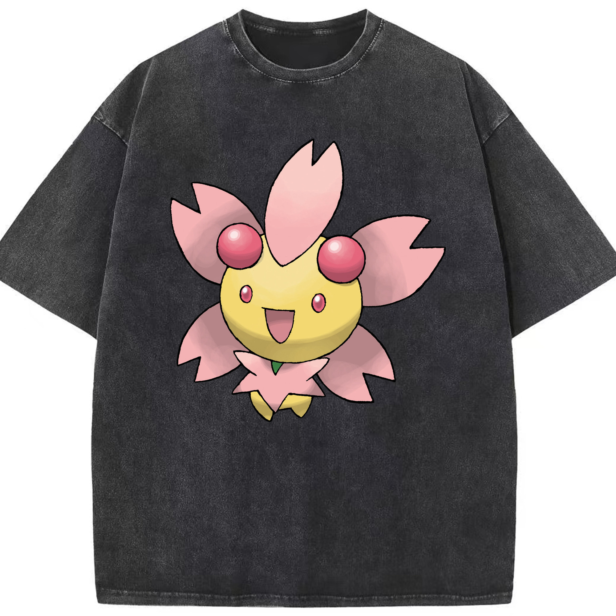 （画像用） ポケットモンスター Pokémon 綿100% ヴィンテージ風 半袖Tシャツ（フロントプリント）