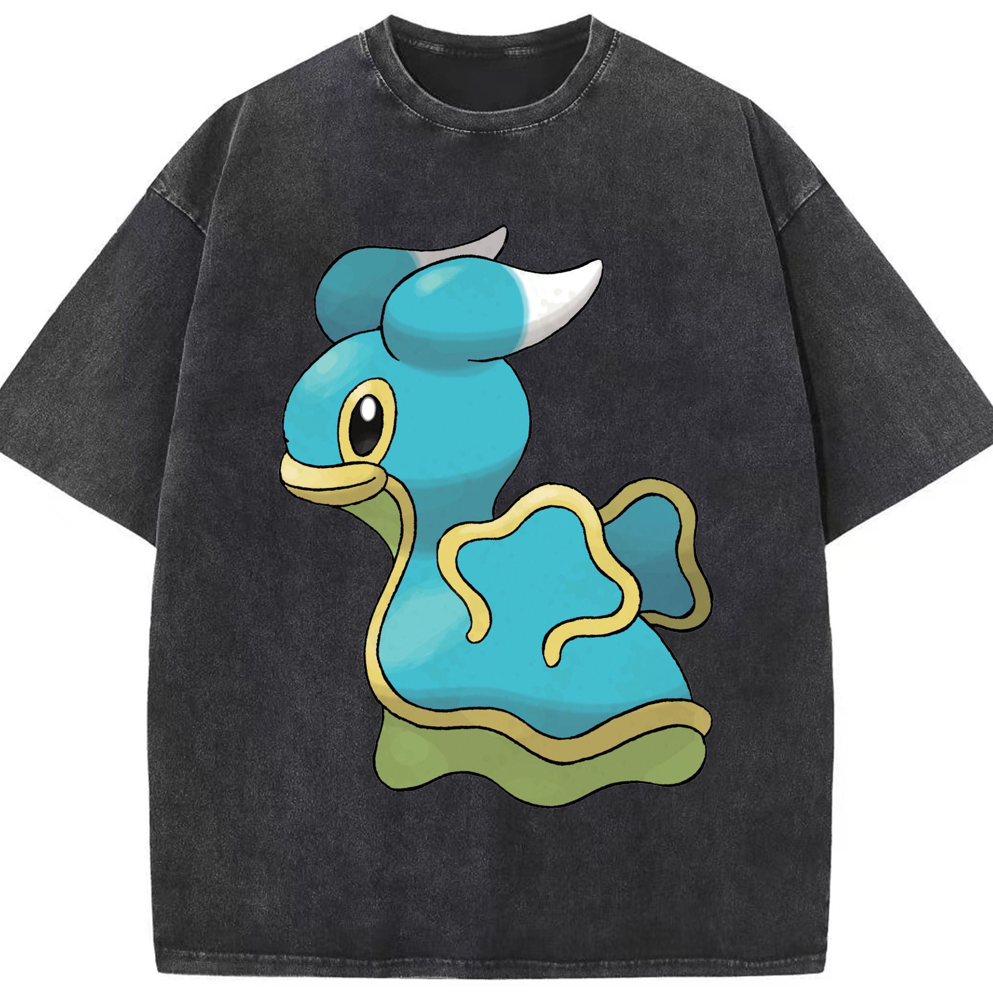 （画像用） ポケットモンスター Pokémon 綿100% ヴィンテージ風 半袖Tシャツ（フロントプリント）