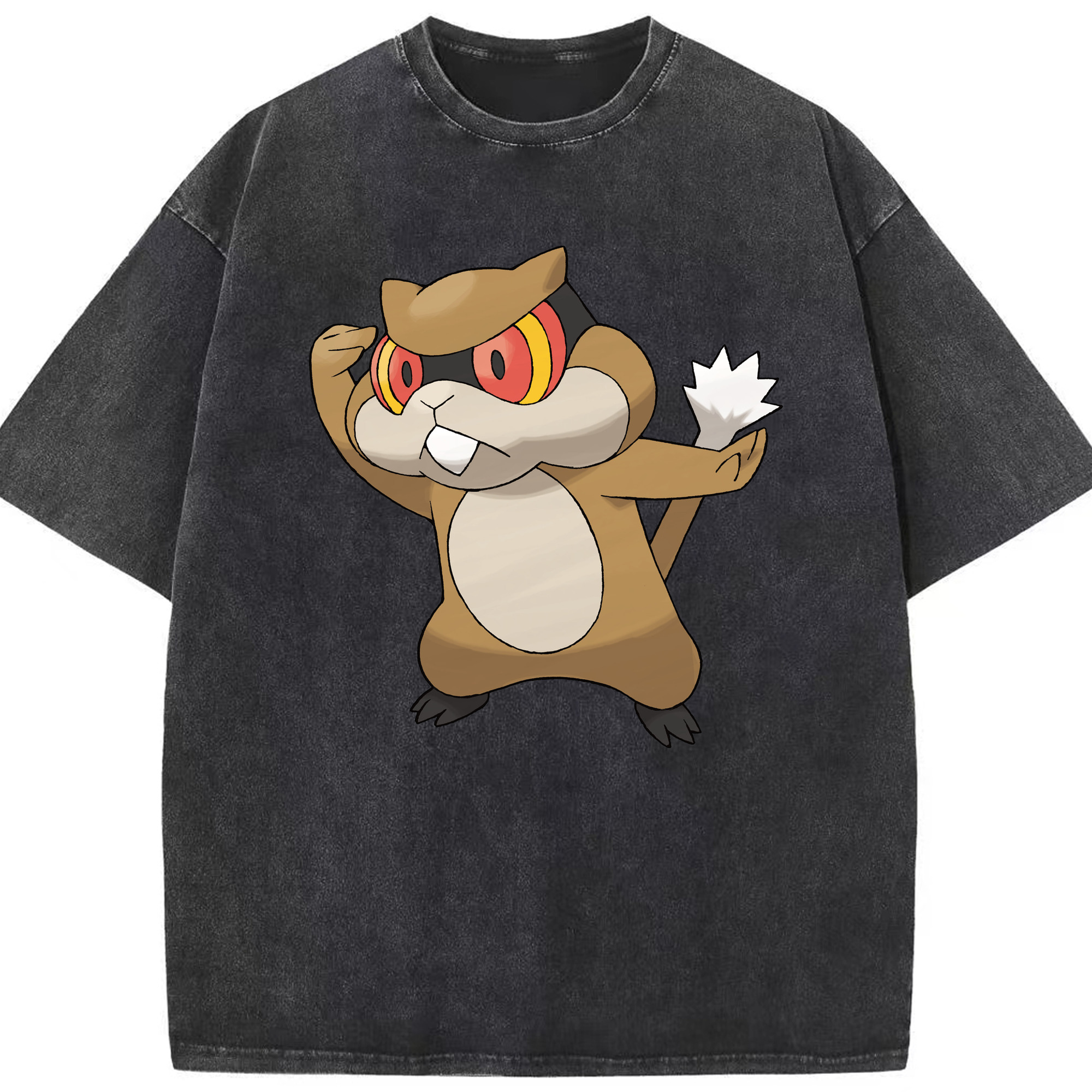 （画像用） ポケットモンスター Pokémon 綿100% ヴィンテージ風 半袖Tシャツ（フロントプリント）