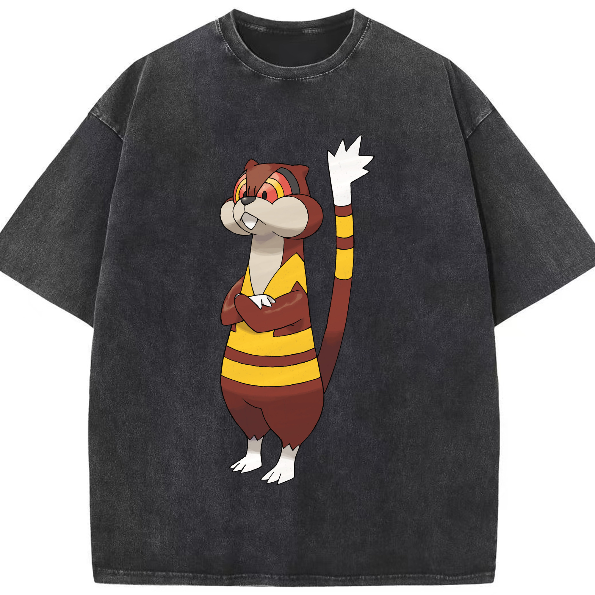 （画像用） ポケットモンスター Pokémon 綿100% ヴィンテージ風 半袖Tシャツ（フロントプリント）