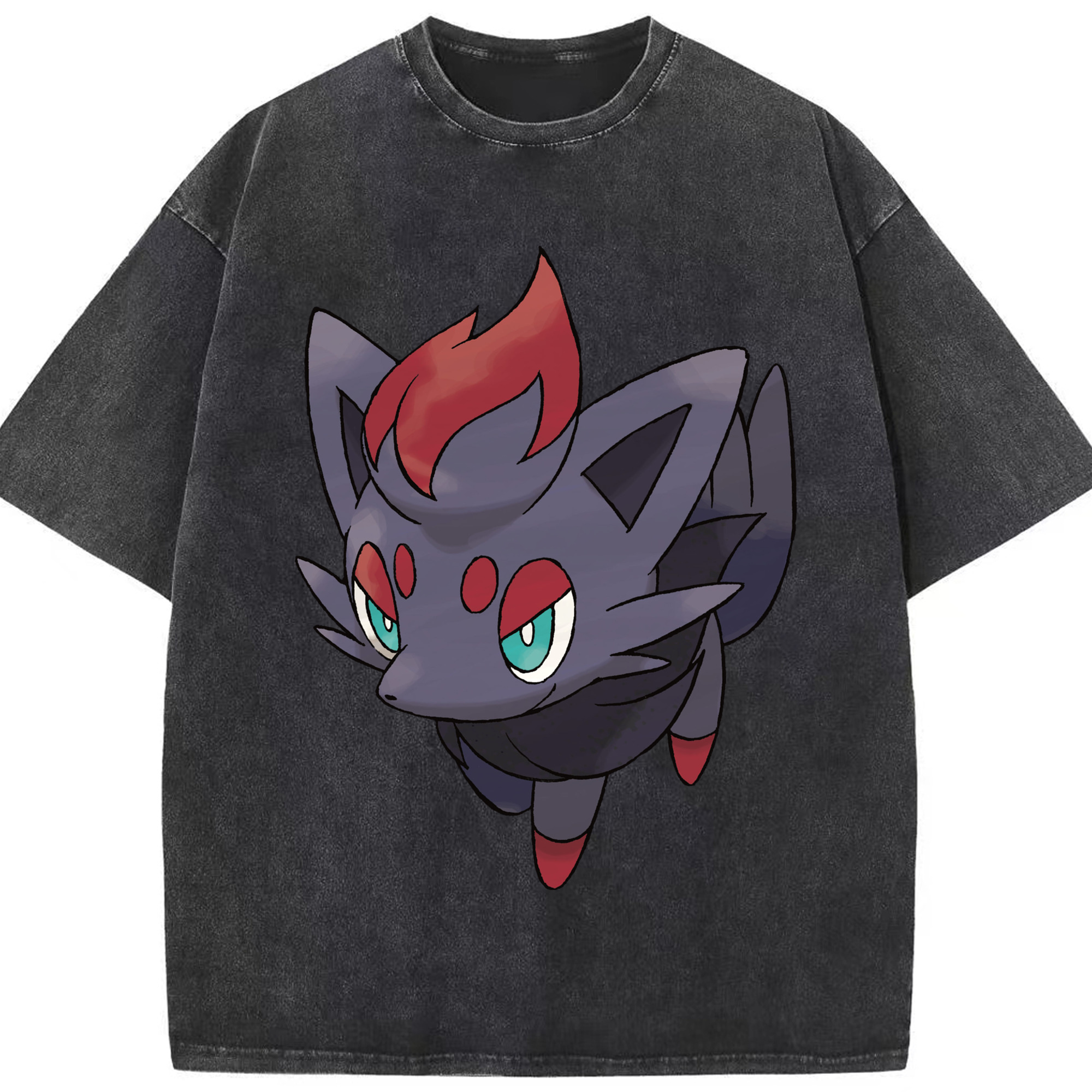 （画像用） ポケットモンスター Pokémon 綿100% ヴィンテージ風 半袖Tシャツ（フロントプリント）
