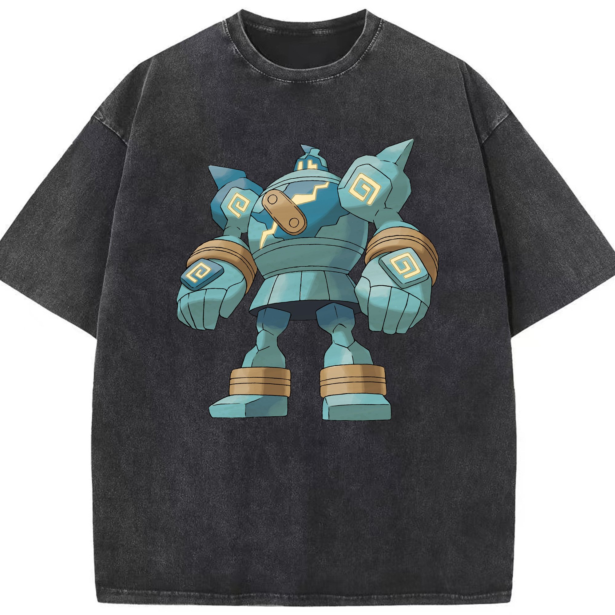 （画像用） ポケットモンスター Pokémon 綿100% ヴィンテージ風 半袖Tシャツ（フロントプリント）