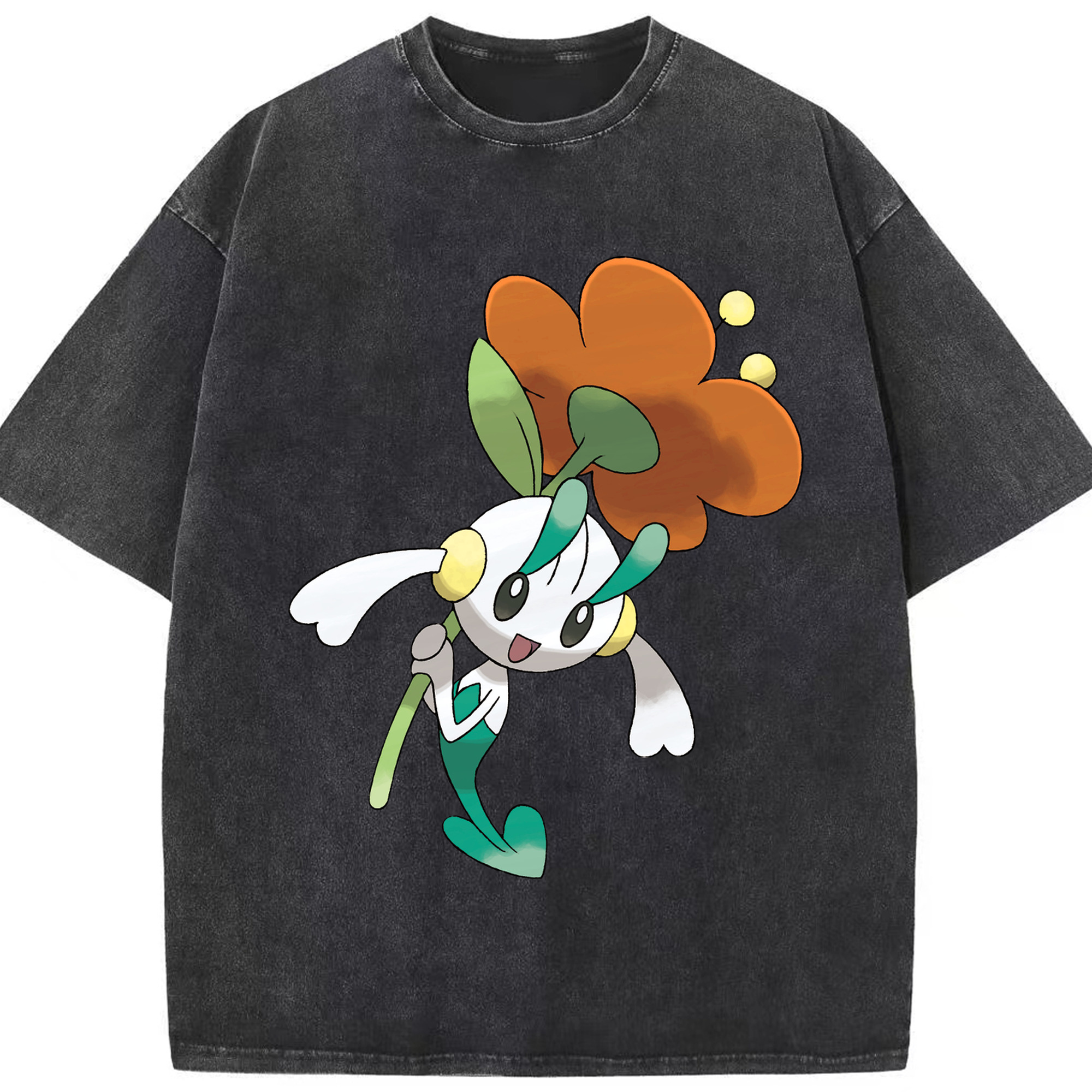 （画像用） ポケットモンスター Pokémon 綿100% ヴィンテージ風 半袖Tシャツ（フロントプリント）