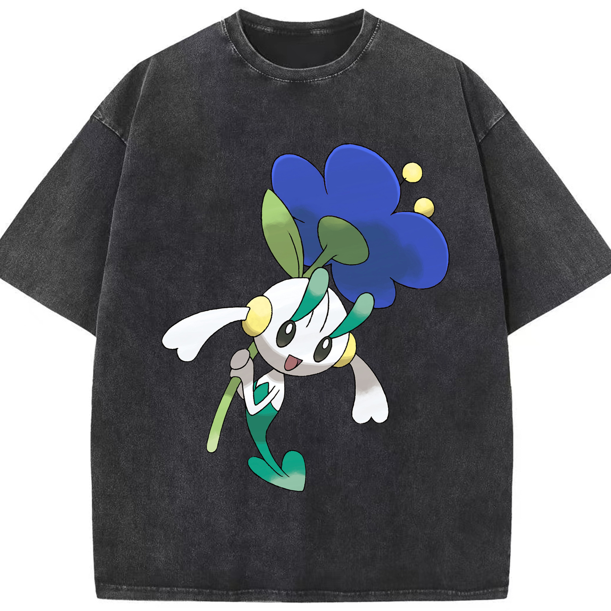 （画像用） ポケットモンスター Pokémon 綿100% ヴィンテージ風 半袖Tシャツ（フロントプリント）