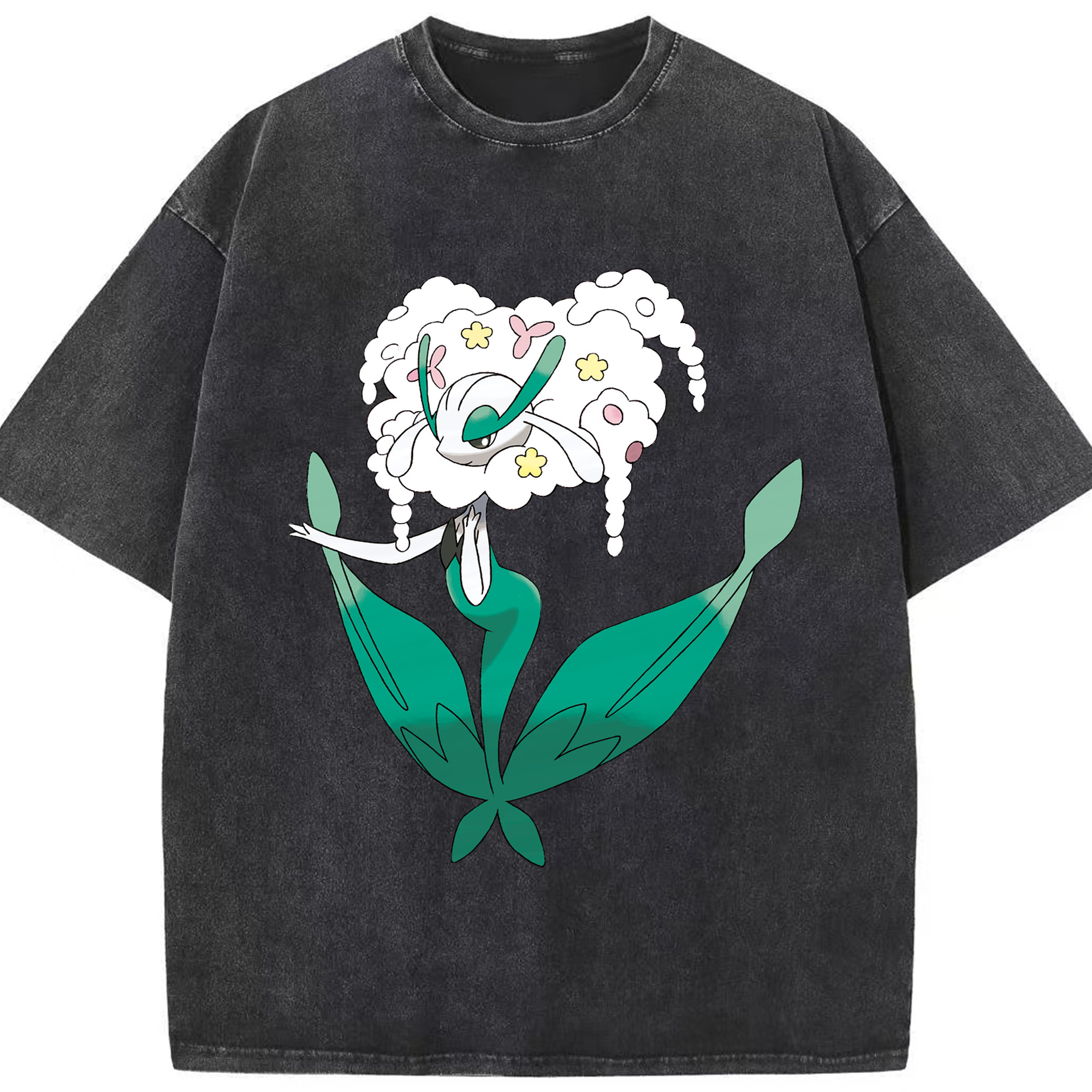 （画像用） ポケットモンスター Pokémon 綿100% ヴィンテージ風 半袖Tシャツ（フロントプリント）