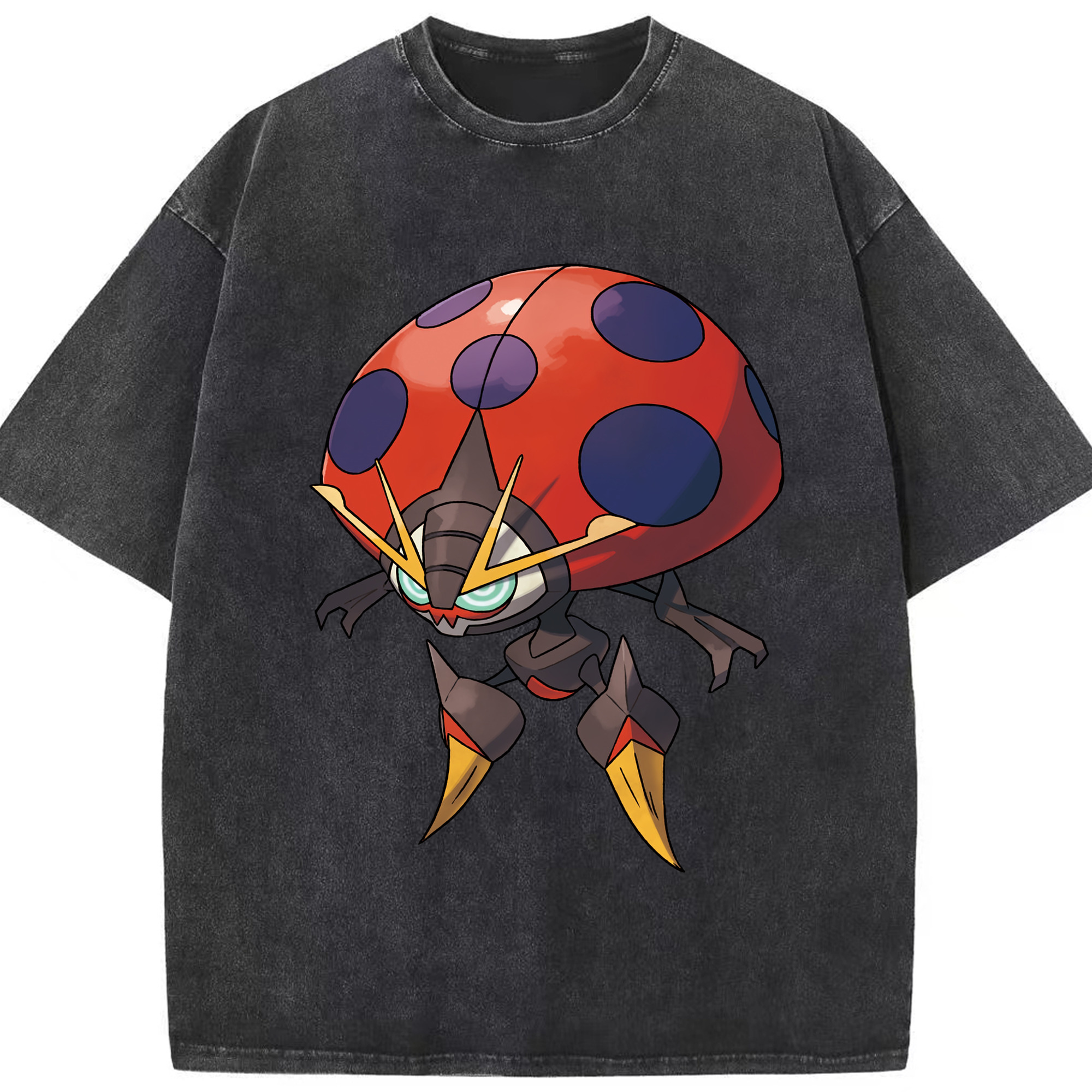 （画像用） ポケットモンスター Pokémon 綿100% ヴィンテージ風 半袖Tシャツ（フロントプリント）