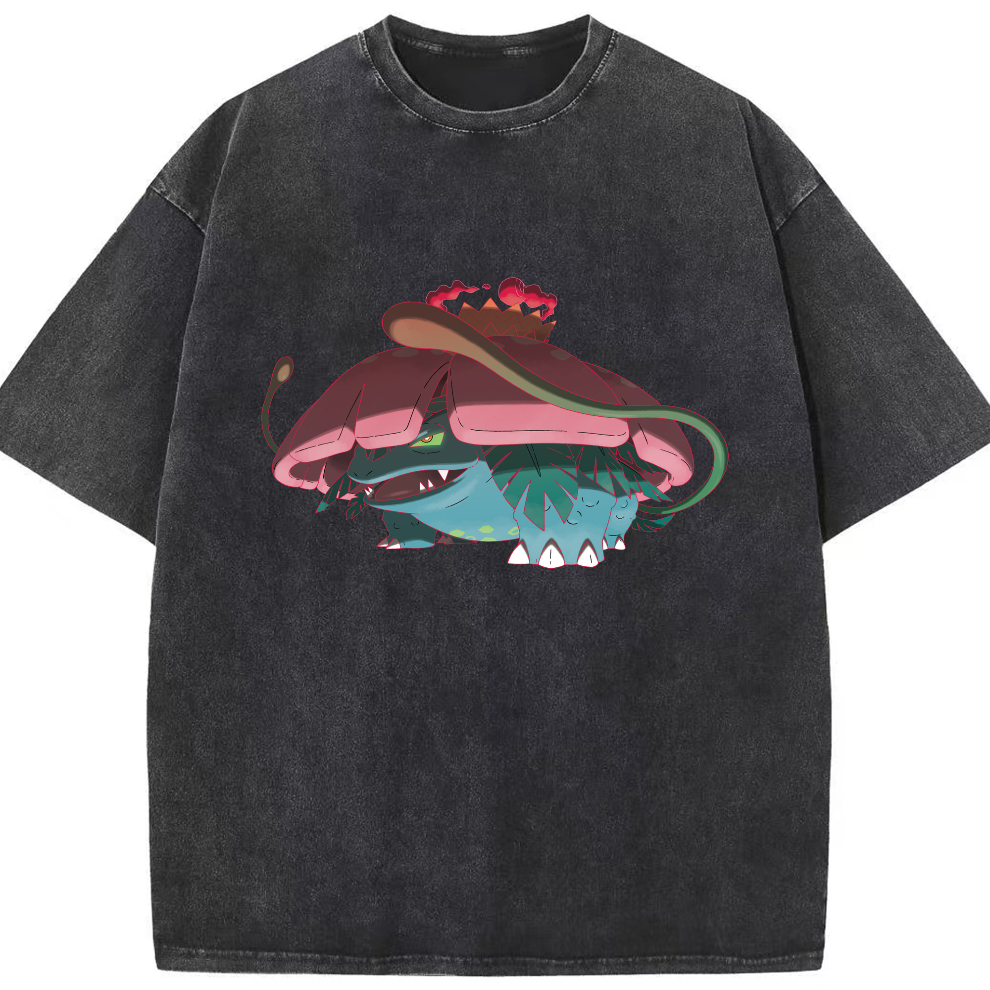 （画像用） ポケットモンスター Pokémon 綿100% ヴィンテージ風 半袖Tシャツ（フロントプリント）