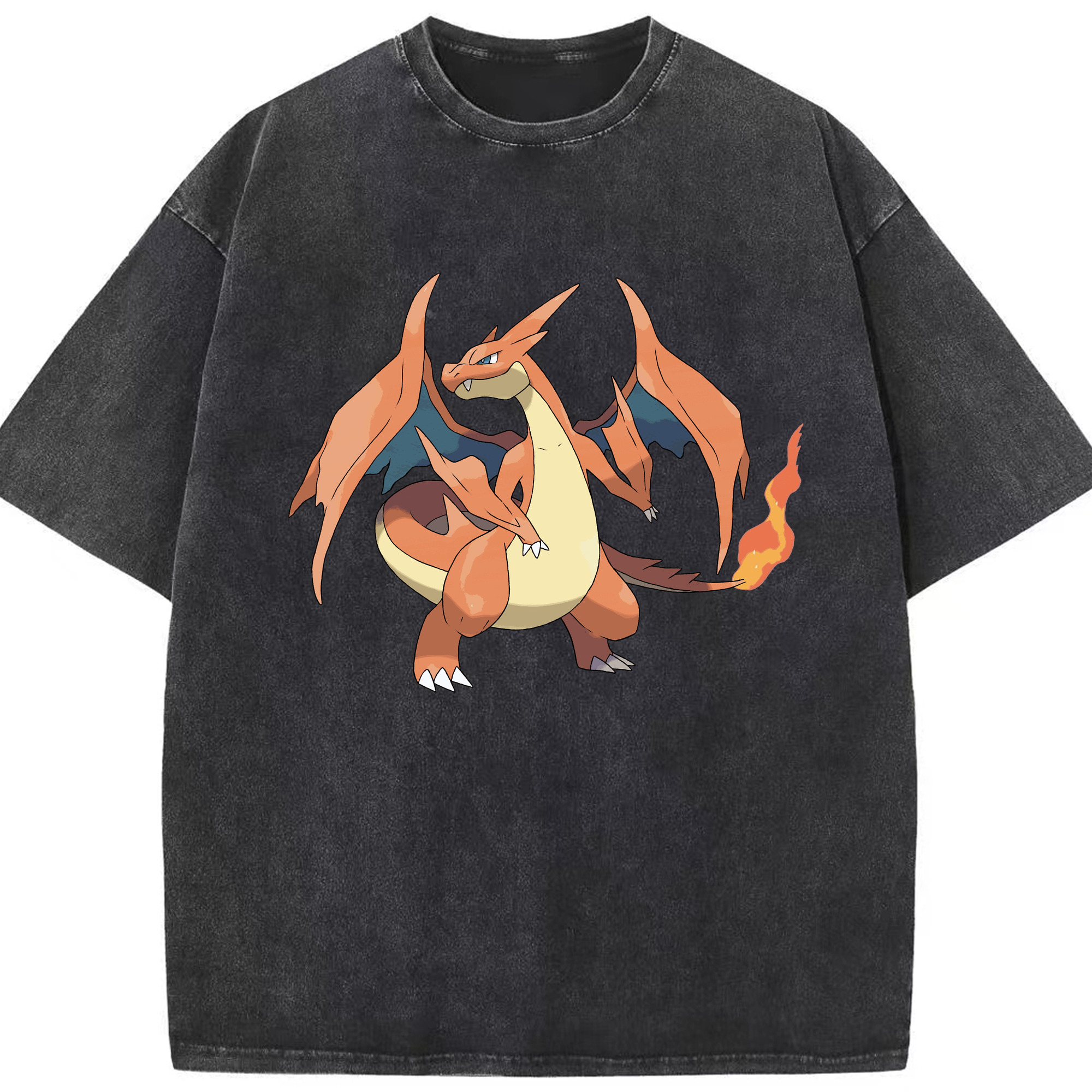 （画像用） ポケットモンスター Pokémon 綿100% ヴィンテージ風 半袖Tシャツ（フロントプリント）