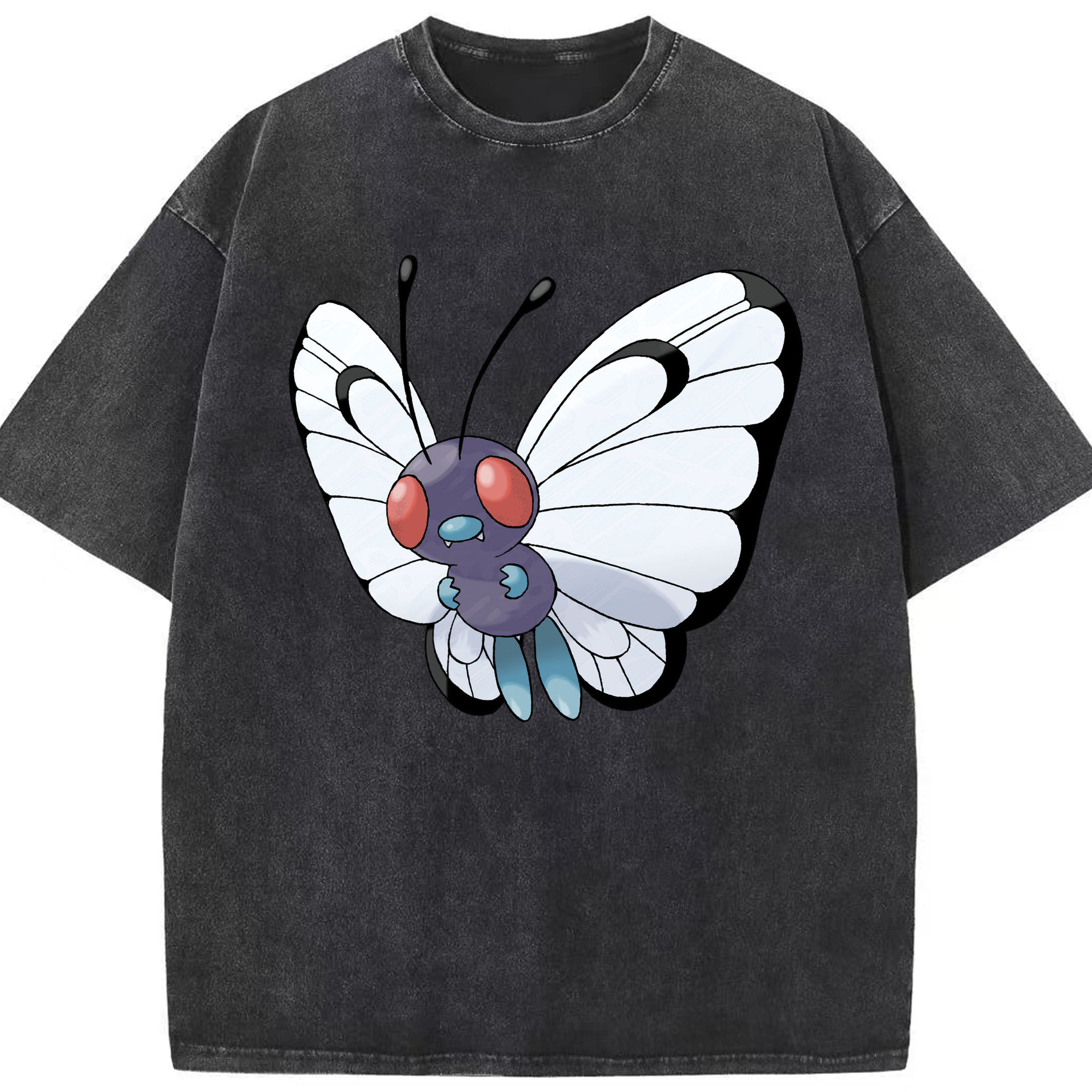 （画像用） ポケットモンスター Pokémon 綿100% ヴィンテージ風 半袖Tシャツ（フロントプリント）