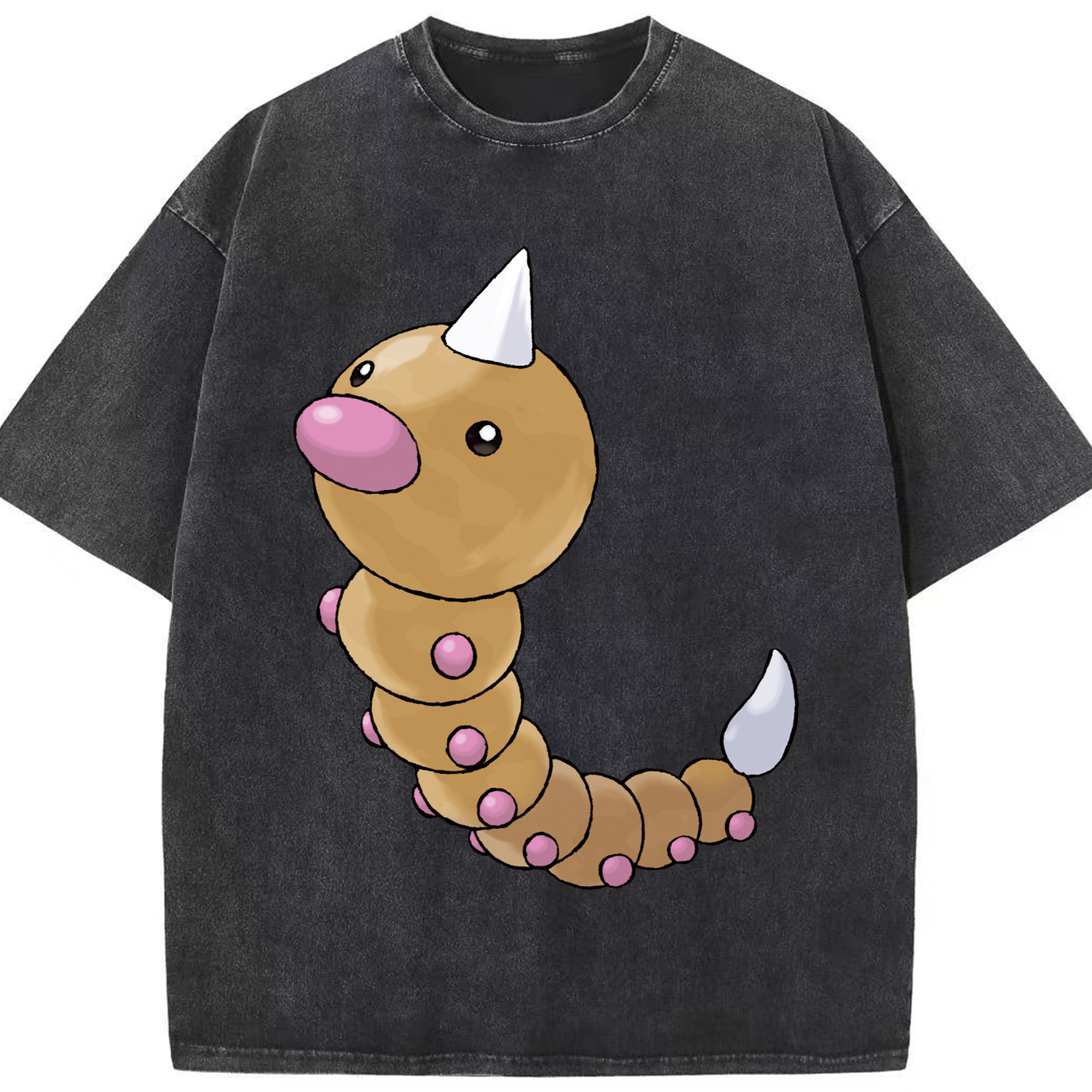 （画像用） ポケットモンスター Pokémon 綿100% ヴィンテージ風 半袖Tシャツ（フロントプリント）
