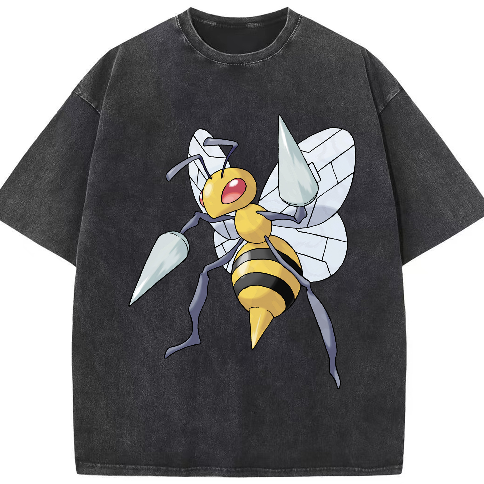 （画像用） ポケットモンスター Pokémon 綿100% ヴィンテージ風 半袖Tシャツ（フロントプリント）
