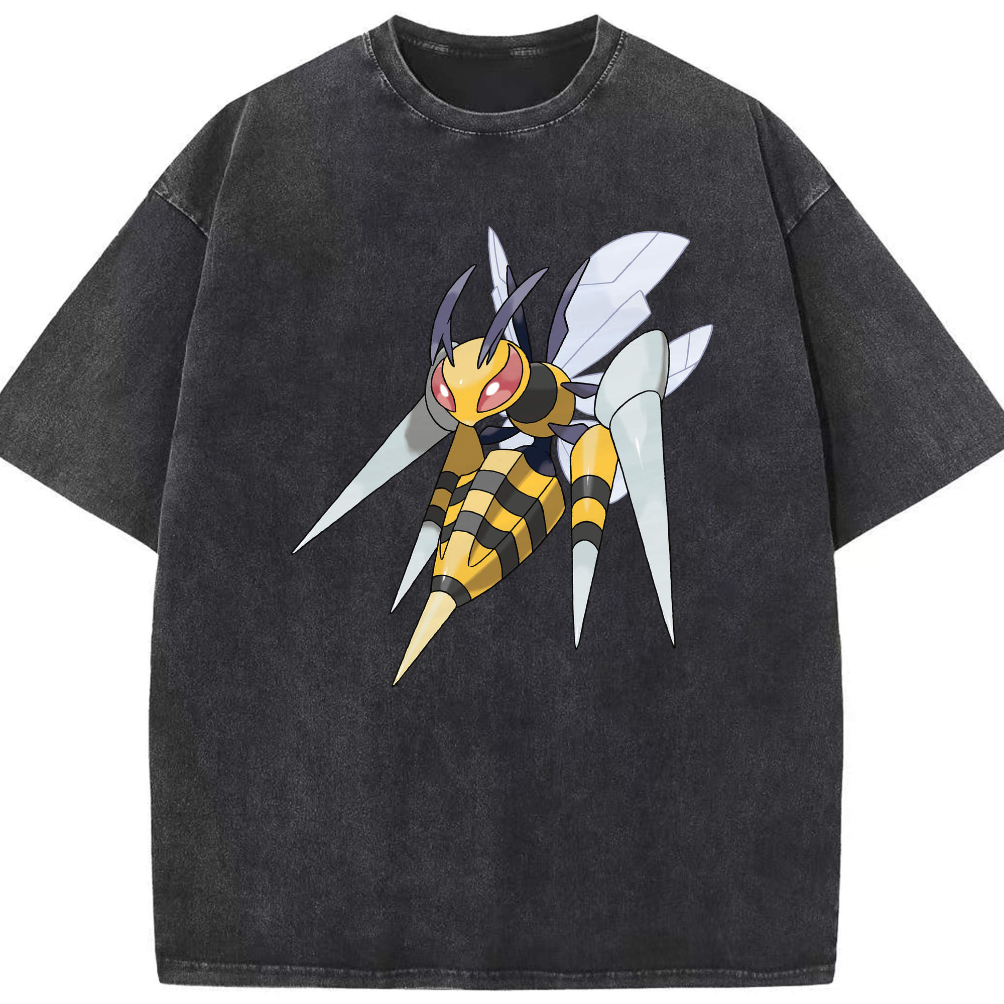 （画像用） ポケットモンスター Pokémon 綿100% ヴィンテージ風 半袖Tシャツ（フロントプリント）